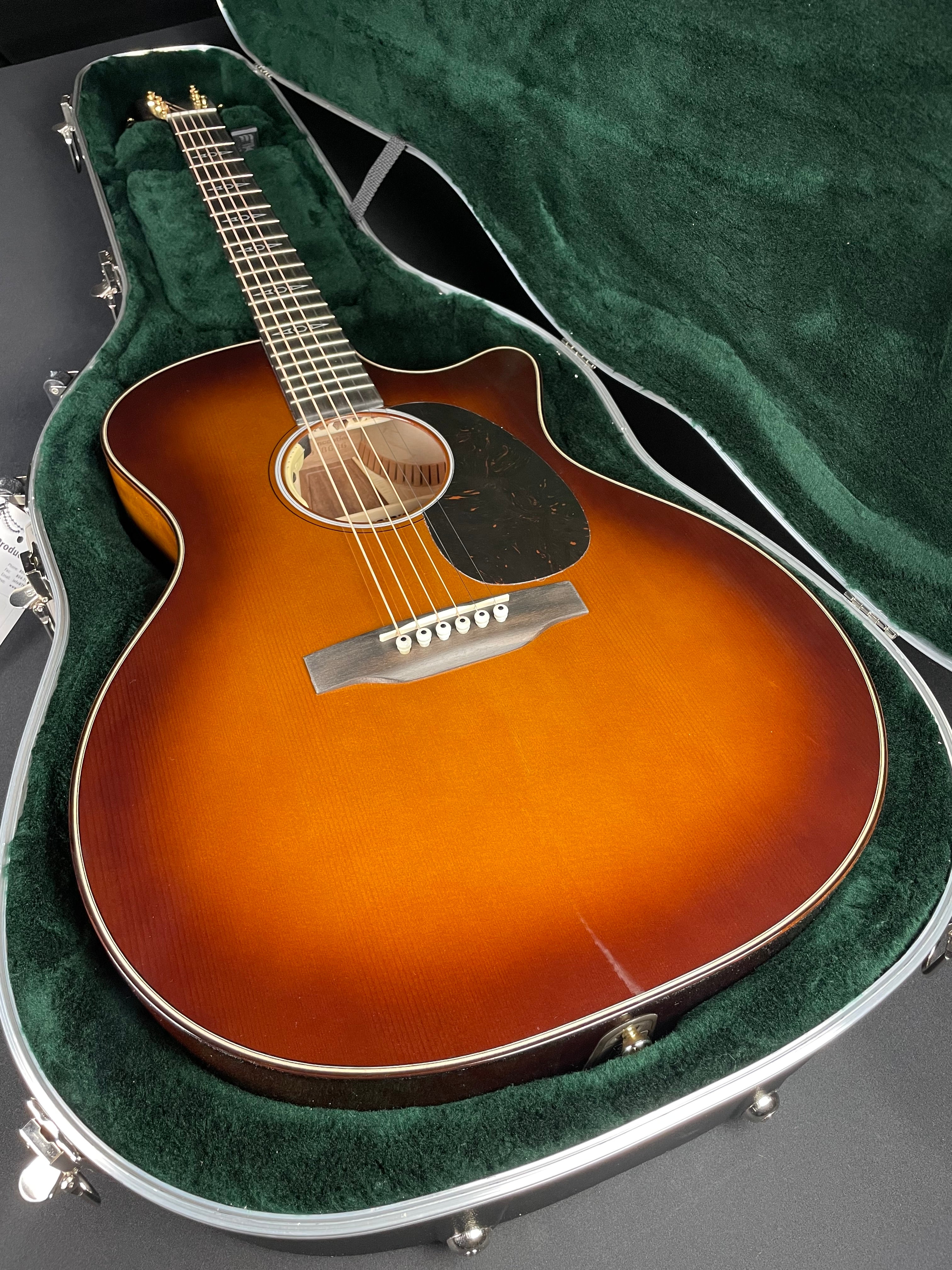 Martin GPCE Inception Maple w/Hardshell Case - Amber Fade Sunburst (2025)