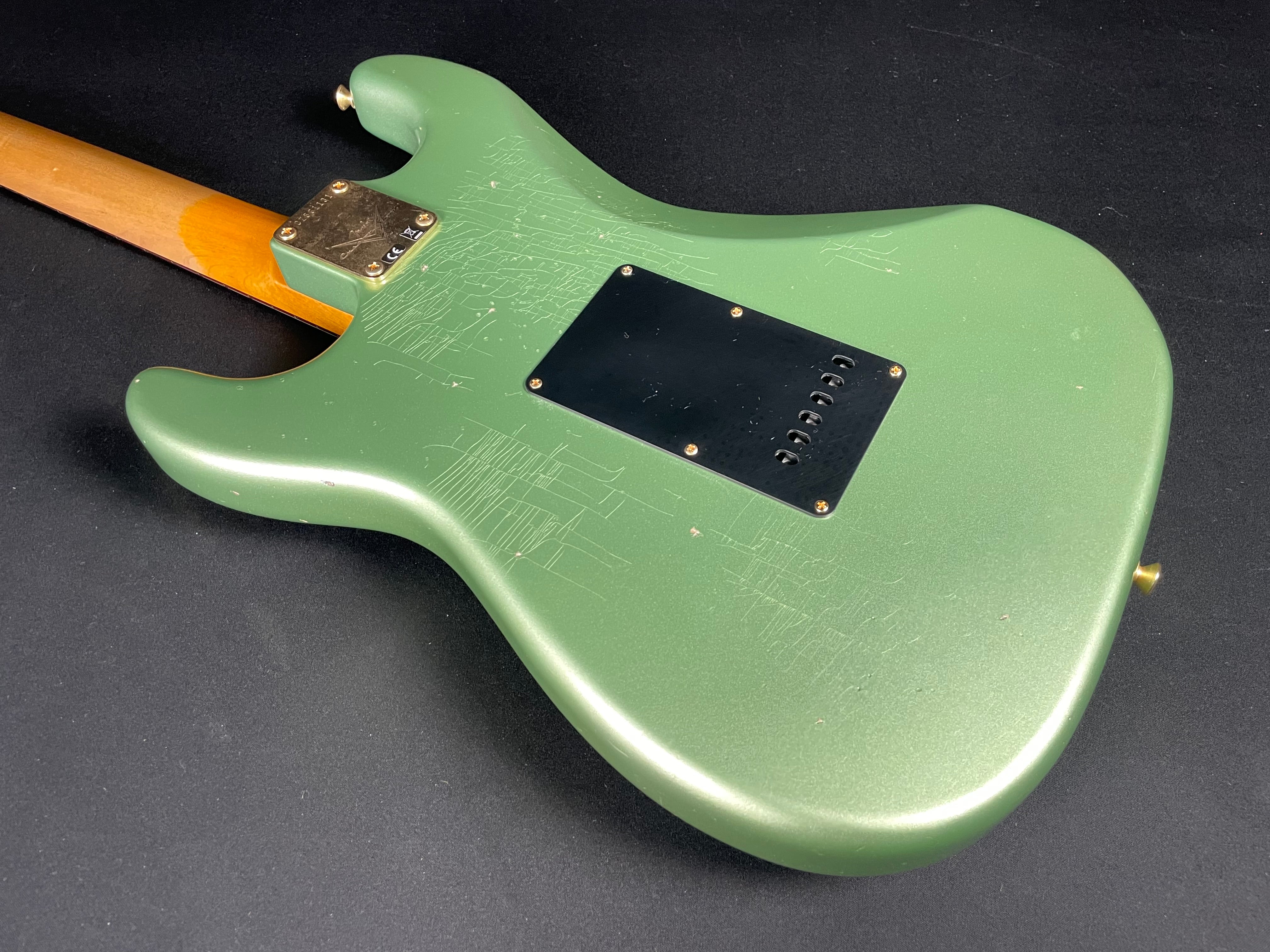 Fender Custom Shop LTD 1965 Dual-Mag Stratocaster - Aged Sage Green Metallic