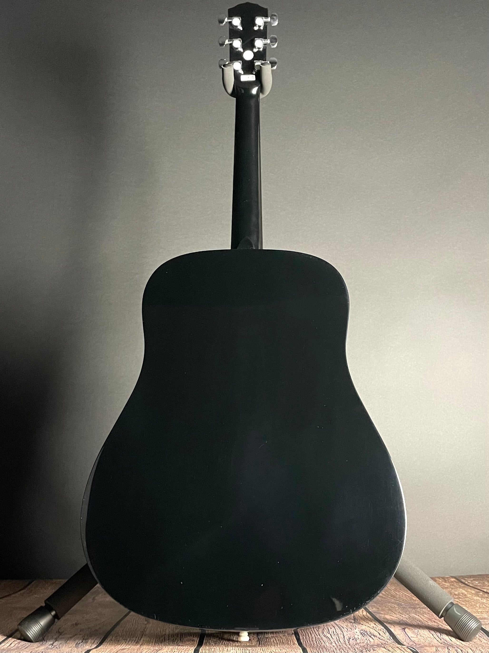 Fender CD-60 Dreadnought Acoustic w/Case, Walnut Fingerboard- Black - Metronome Music Inc.