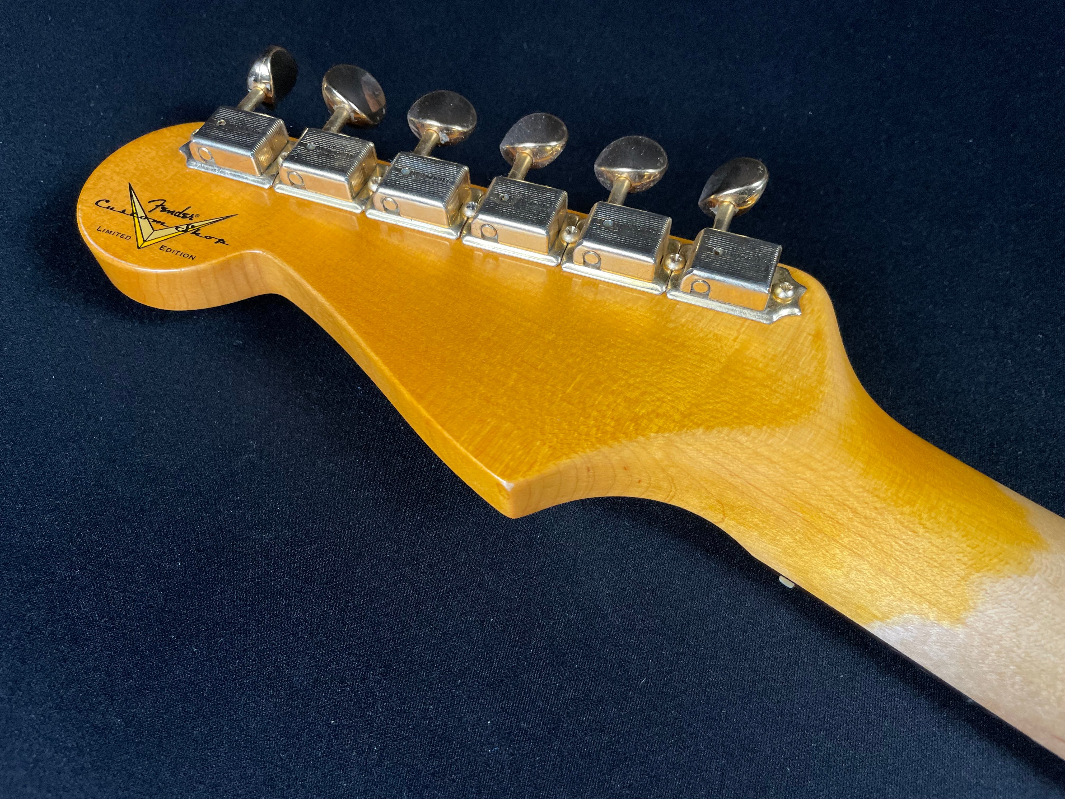 Fender Custom Shop LTD 1965 Dual-Mag Stratocaster - Aged Sage Green Metallic