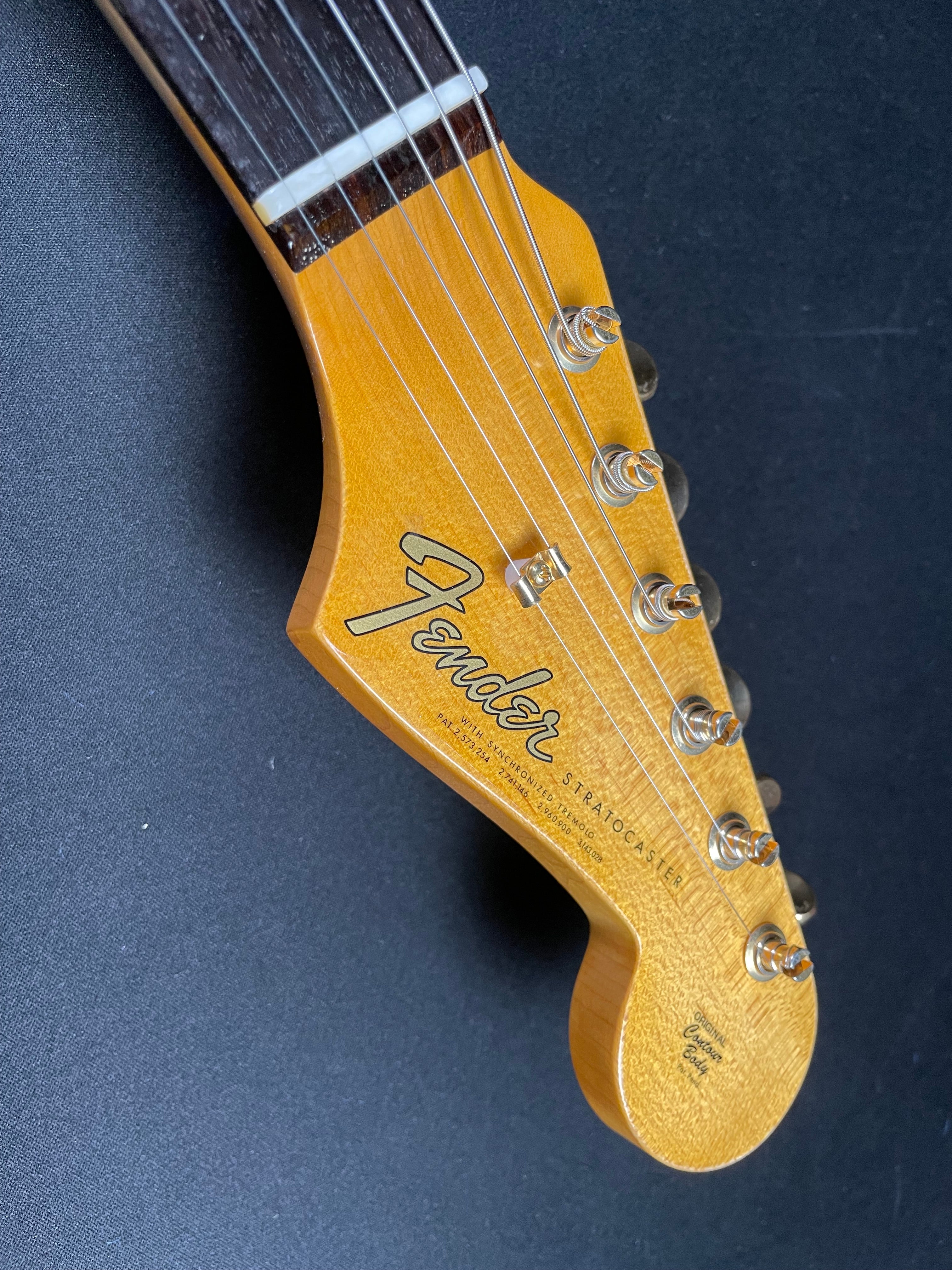 Fender Custom Shop LTD 1965 Dual-Mag Stratocaster - Aged Sage Green Metallic