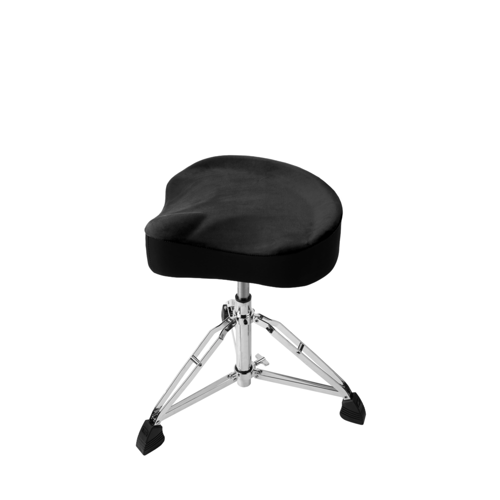 Gator Air Glide Saddle Drum Throne Black - Metronome Music Inc.