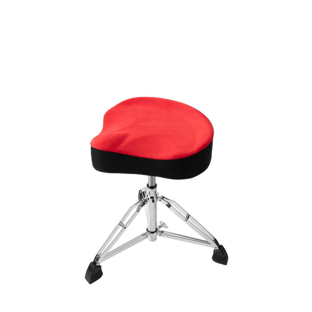 Gator Air Glide Saddle Drum Throne Red - Metronome Music Inc.