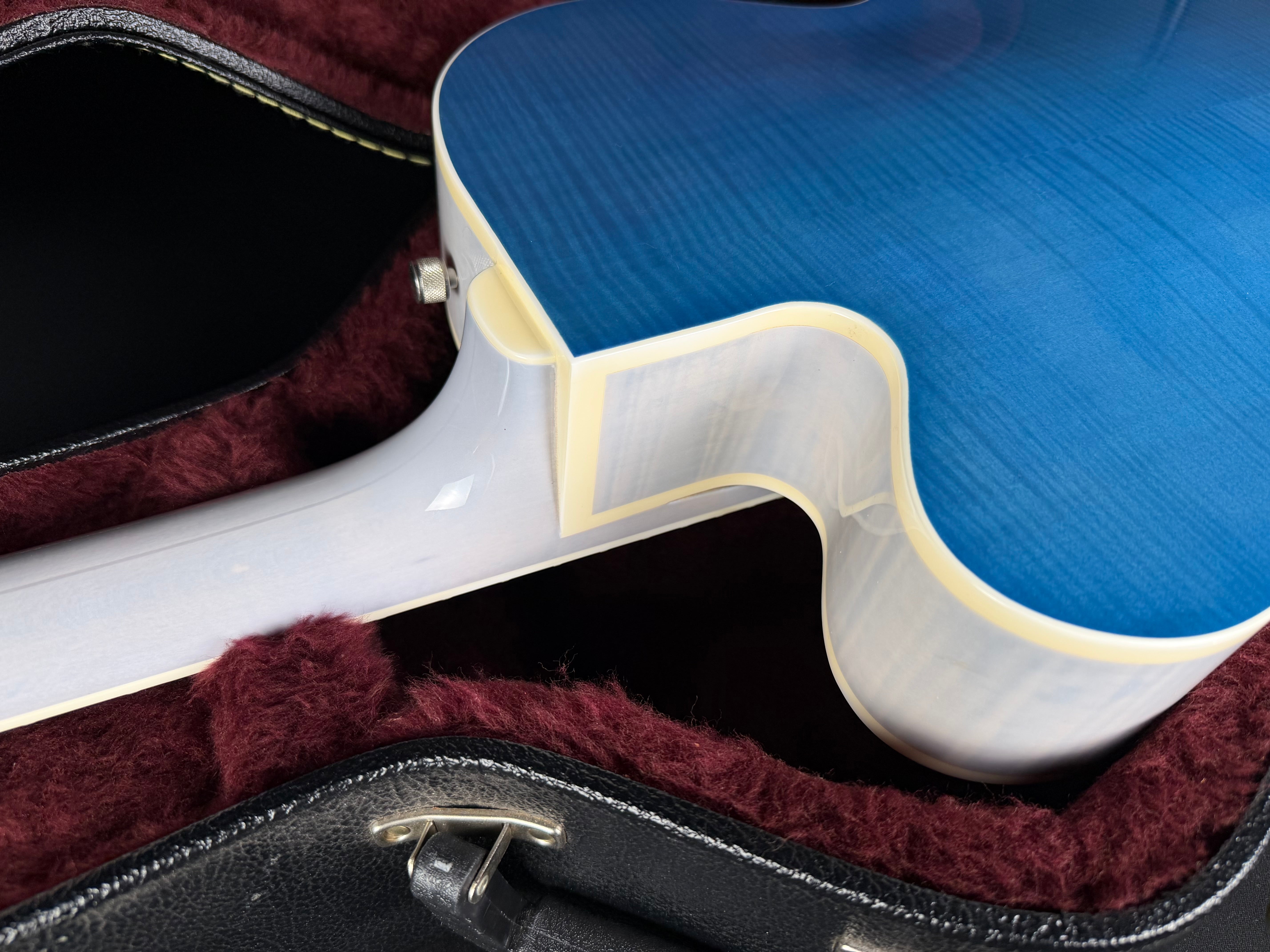 Gretsch G6120SH Brian Setzer 2-Tone Hot Rod w/OHSC - Harbor Blue (Used)