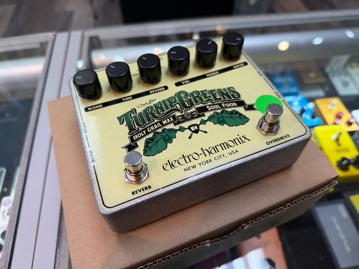 Electro-Harmonix Turnip Greens Overdrive/Reverb (Used)