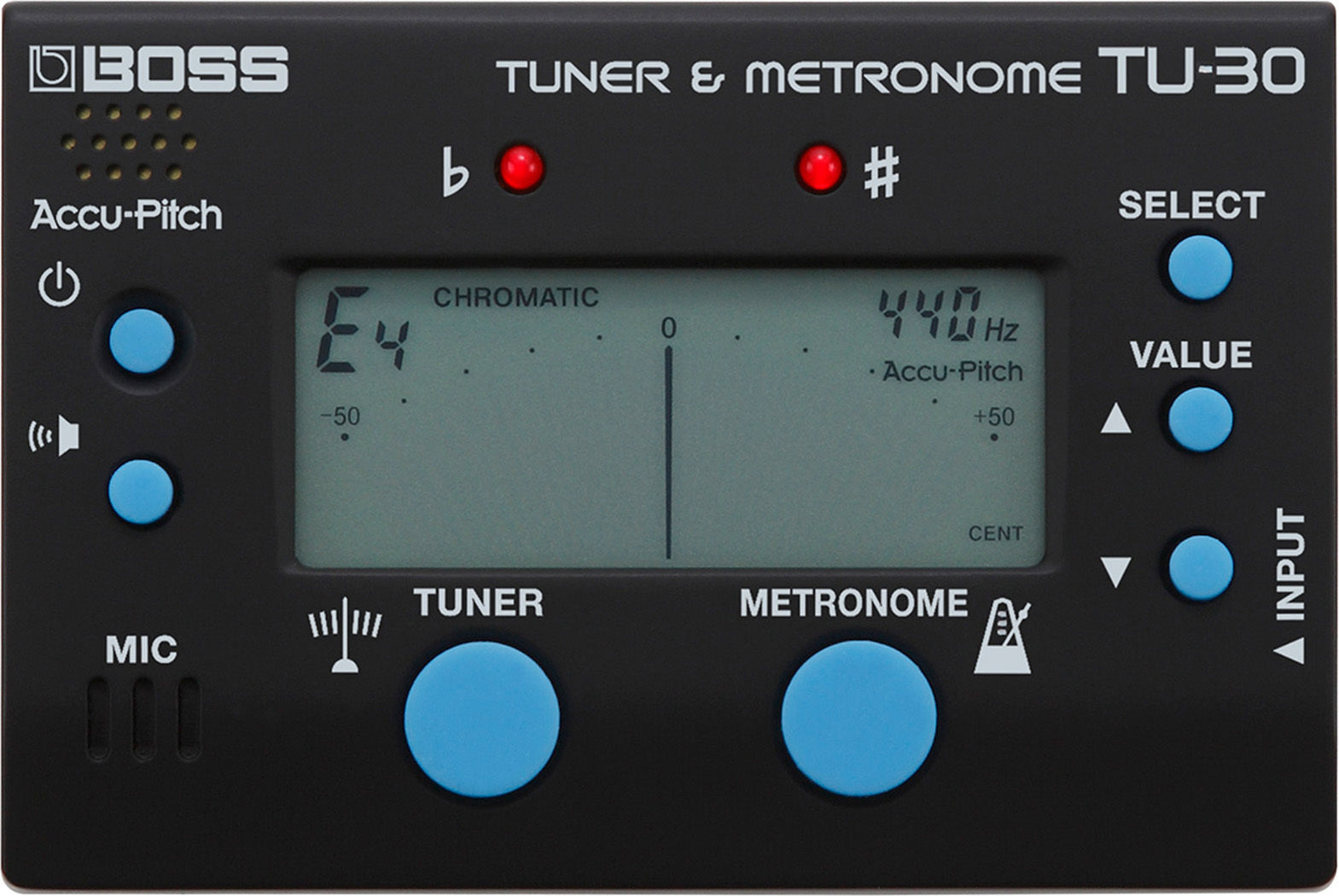 BOSS TU-30 Tuner / Metronome - Metronome Music Inc.