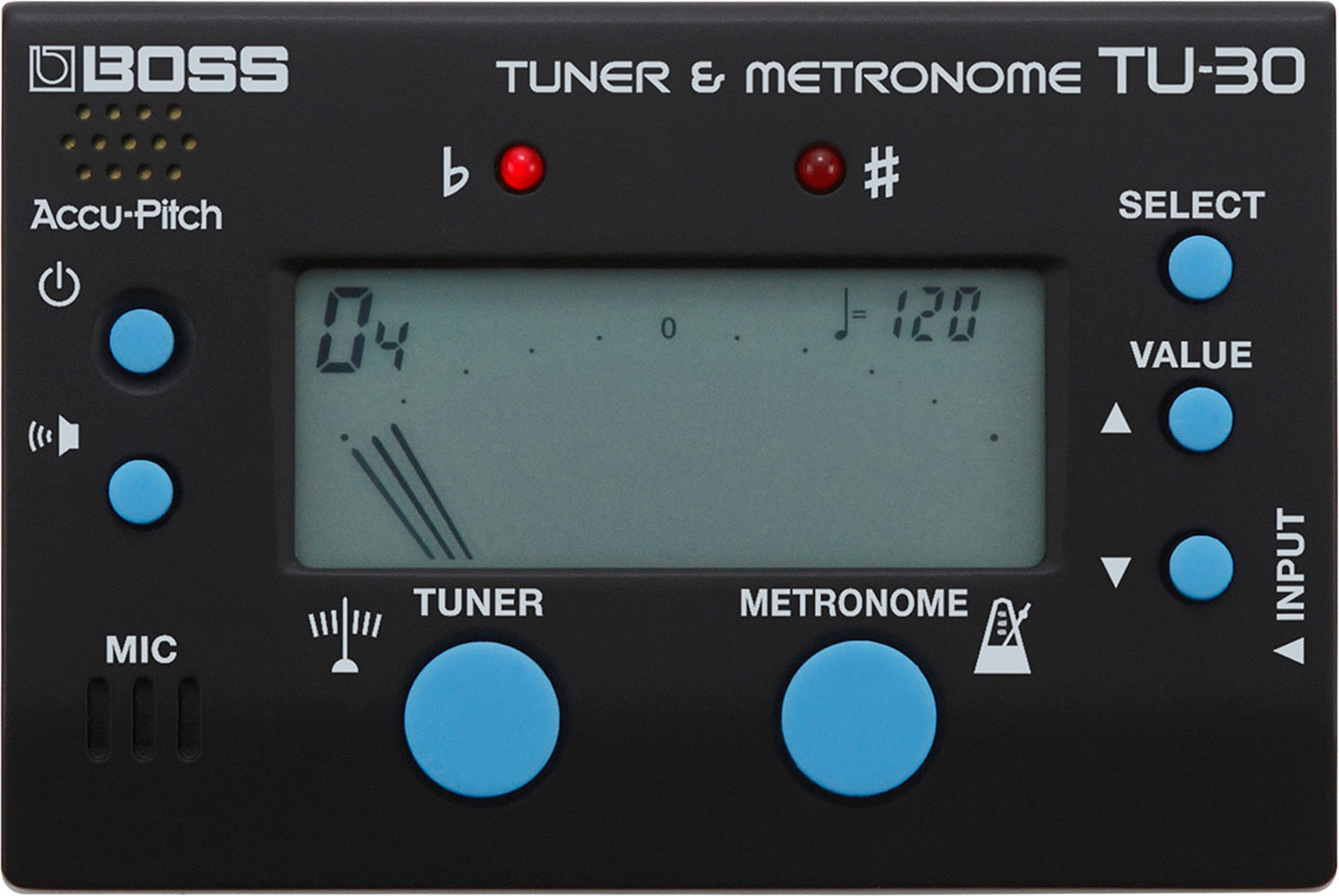 BOSS TU-30 Tuner / Metronome - Metronome Music Inc.