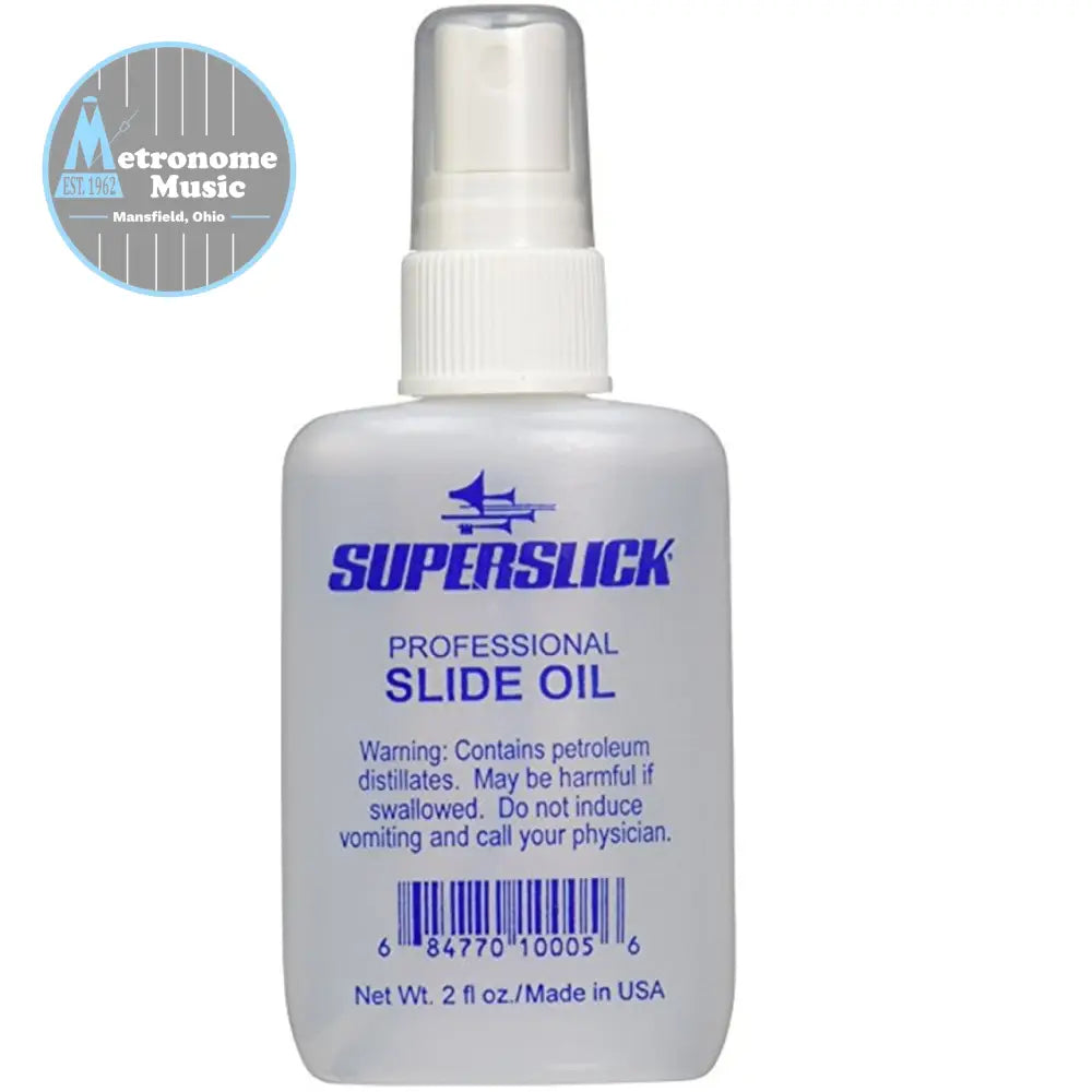 Superslick Valve & Slide Oil, 2oz - Metronome Music Inc.