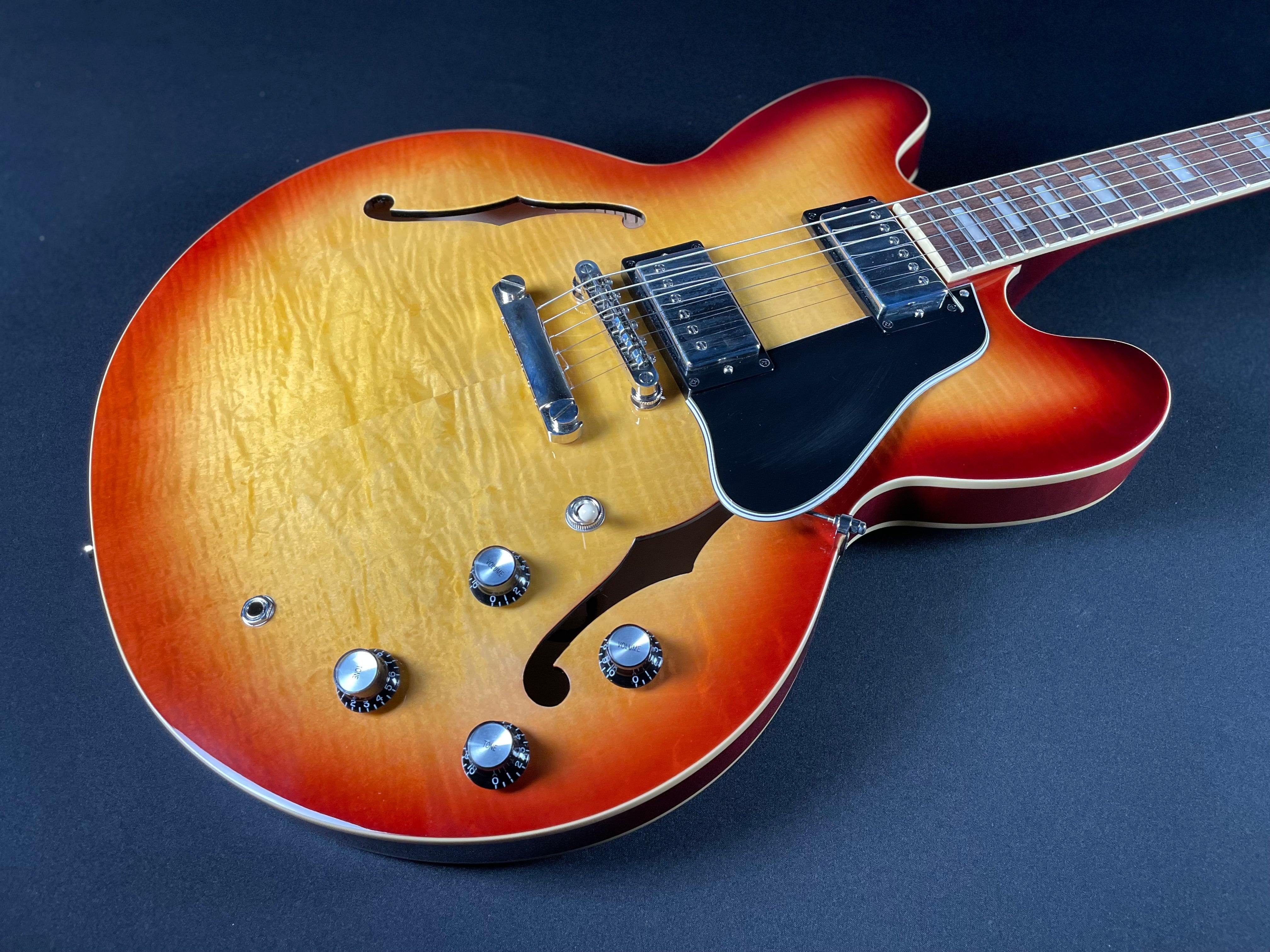 Epiphone ES-335 Figured IG w/HSC - Iced Tea (2021)