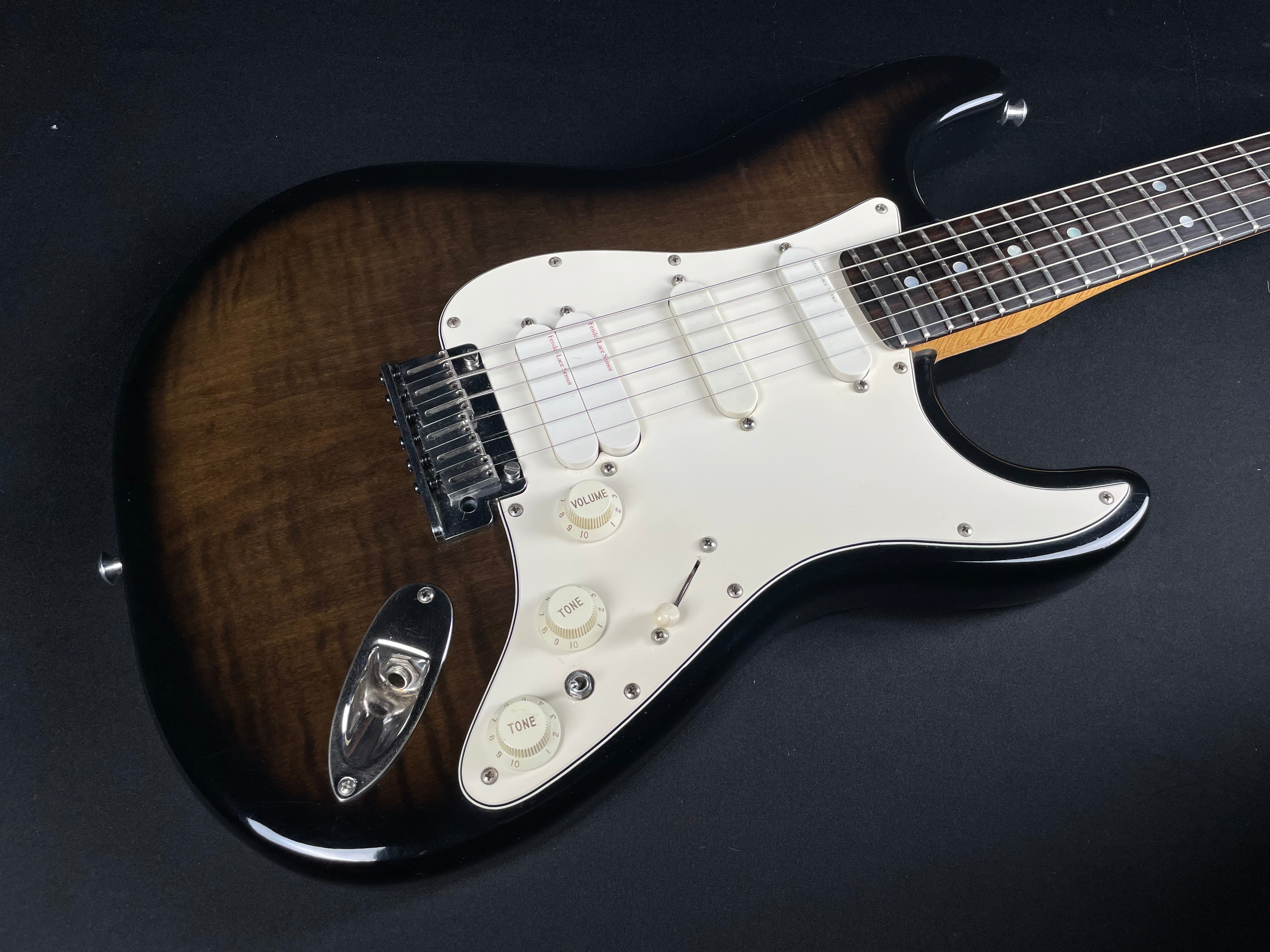 Fender Strat Plus Ultra w/OHSC - Ebony Burst (1991) - Metronome Music Inc.