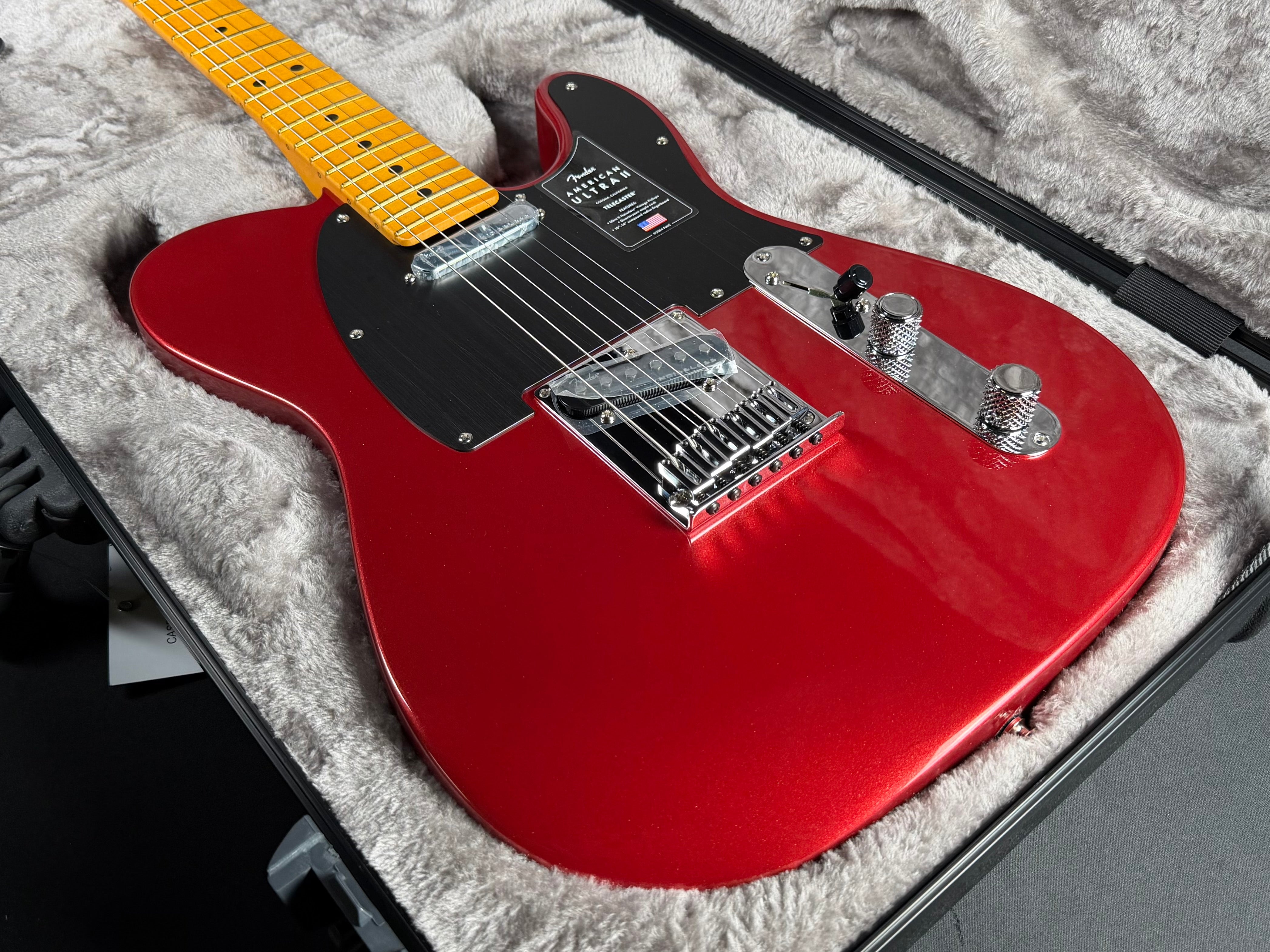 Fender American Ultra II Telecaster, Maple - Sinister Red (2026)
