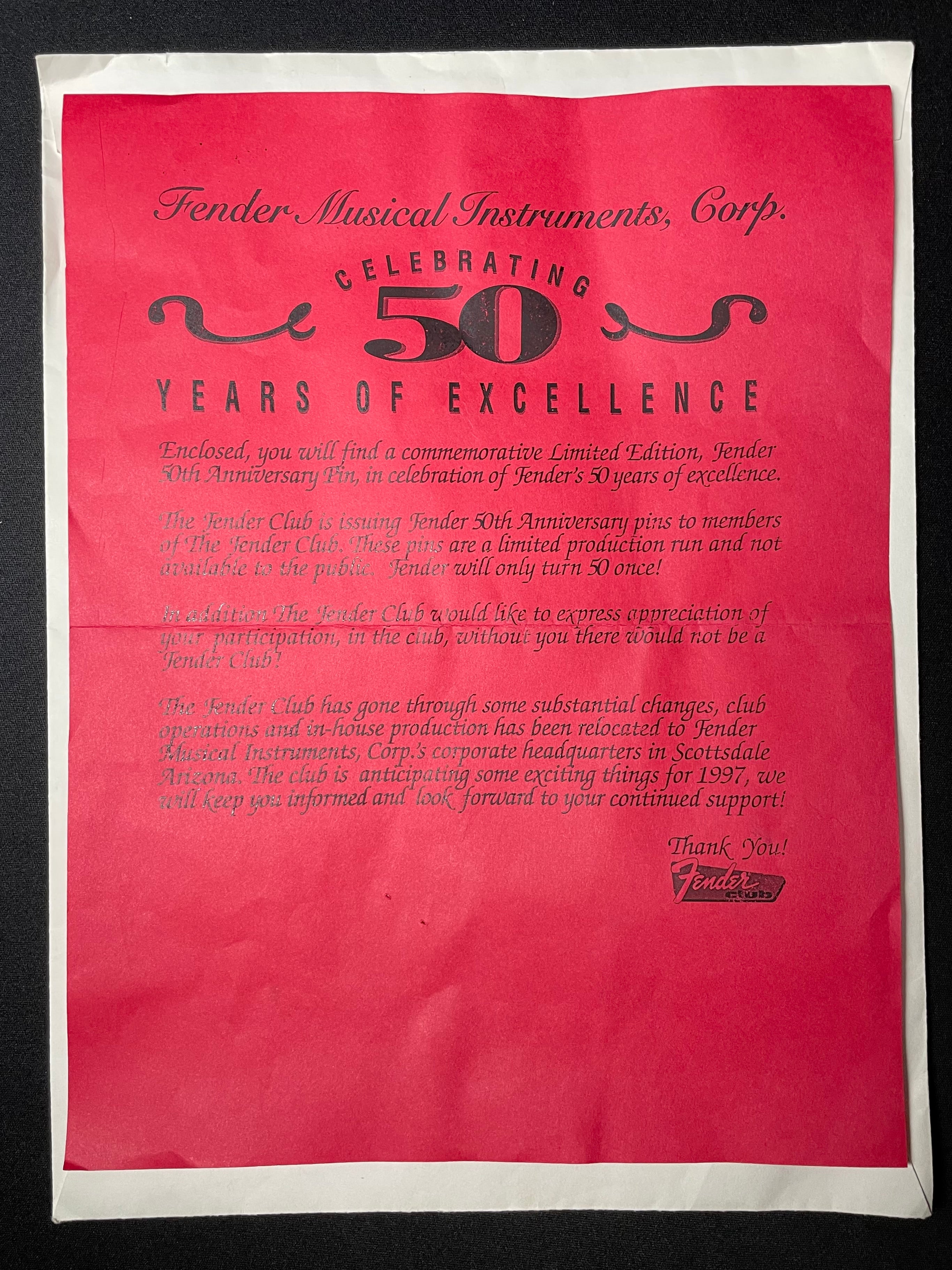 Fender '52 Telecaster 50th Anniversary - Butterscotch Blonde (1996) - Metronome Music Inc.