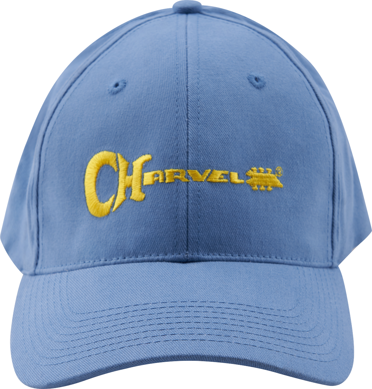 Charvel 3D Logo Hat, Blue and Yellow - Metronome Music Inc.