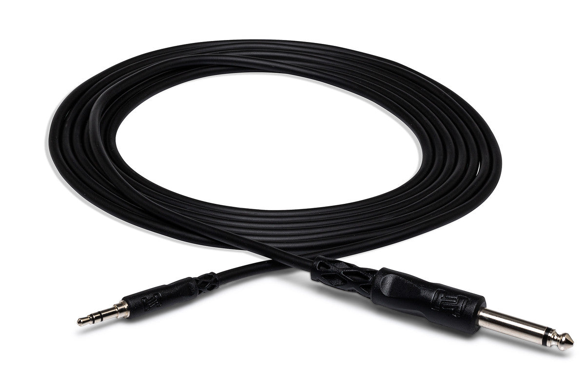 HOSA CMP-110 10' Mono Interconnect, 1/4 In TS To 3.5 Mm TRS - Metronome Music Inc.