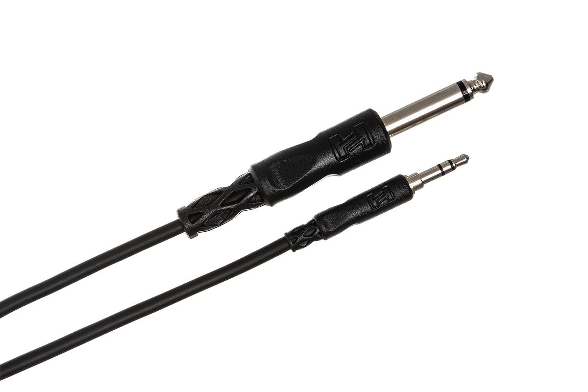 HOSA CMP-110 10' Mono Interconnect, 1/4 In TS To 3.5 Mm TRS - Metronome Music Inc.