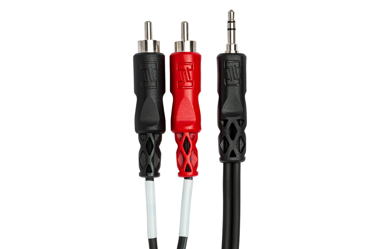 HOSA CMR-210 10' Stereo Breakout, 3.5 Mm TRS To Dual RCA - Metronome Music Inc.