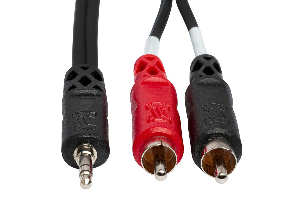 HOSA CMR-210 10' Stereo Breakout, 3.5 Mm TRS To Dual RCA - Metronome Music Inc.