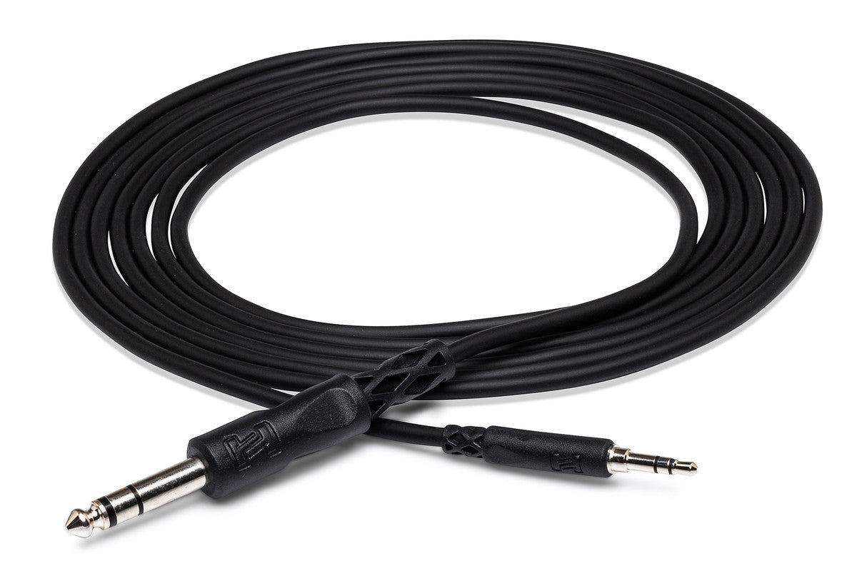 HOSA CMS-110 10' Stereo Interconnect, 3.5 Mm TRS To 1/4 In TRS - Metronome Music Inc.