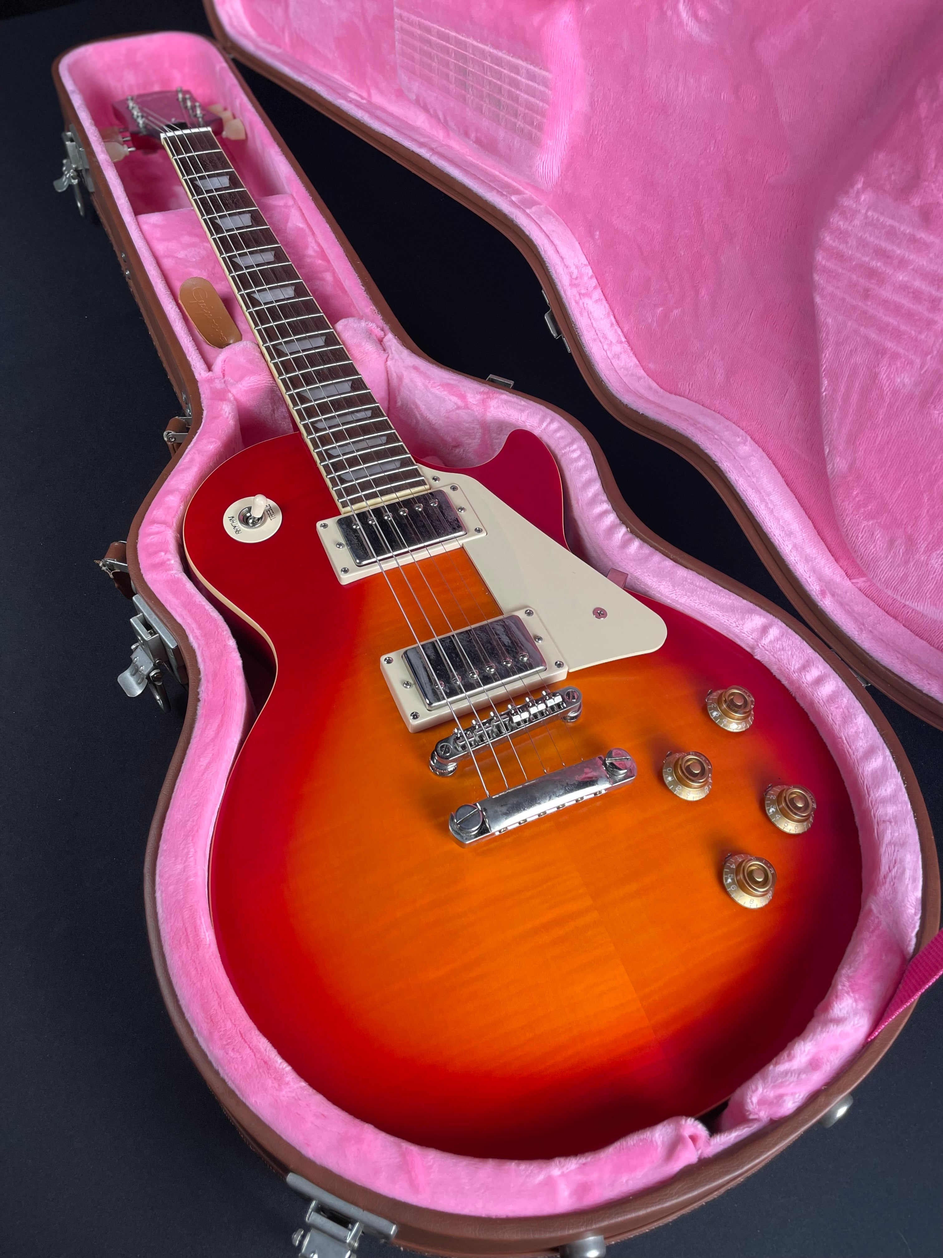 Epiphone 1959 Les Paul Standard w/OHSC - Aged Dark Cherry Burst