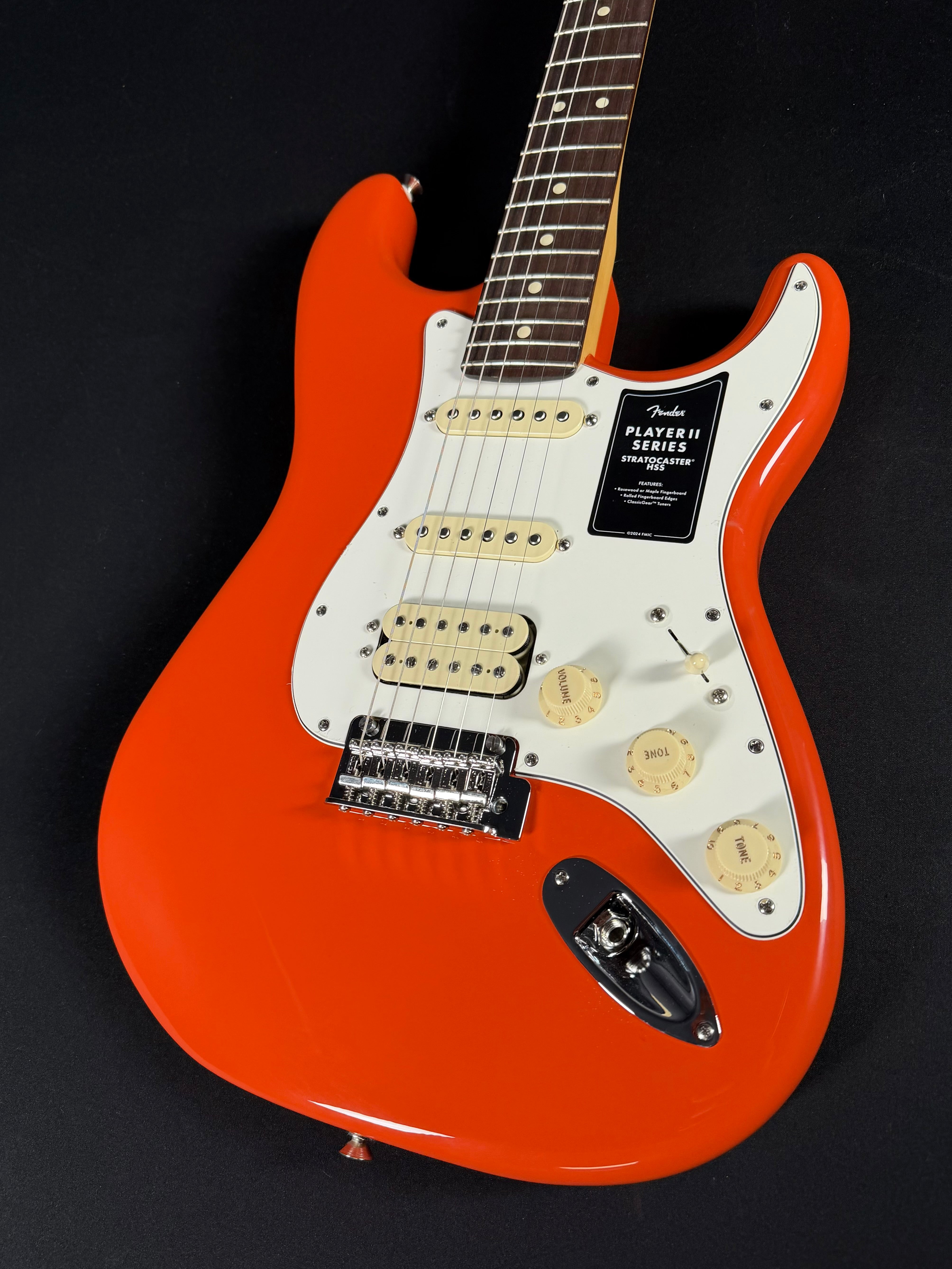 Fender Player II Stratocaster HSS, Rosewood - Rallye Orange