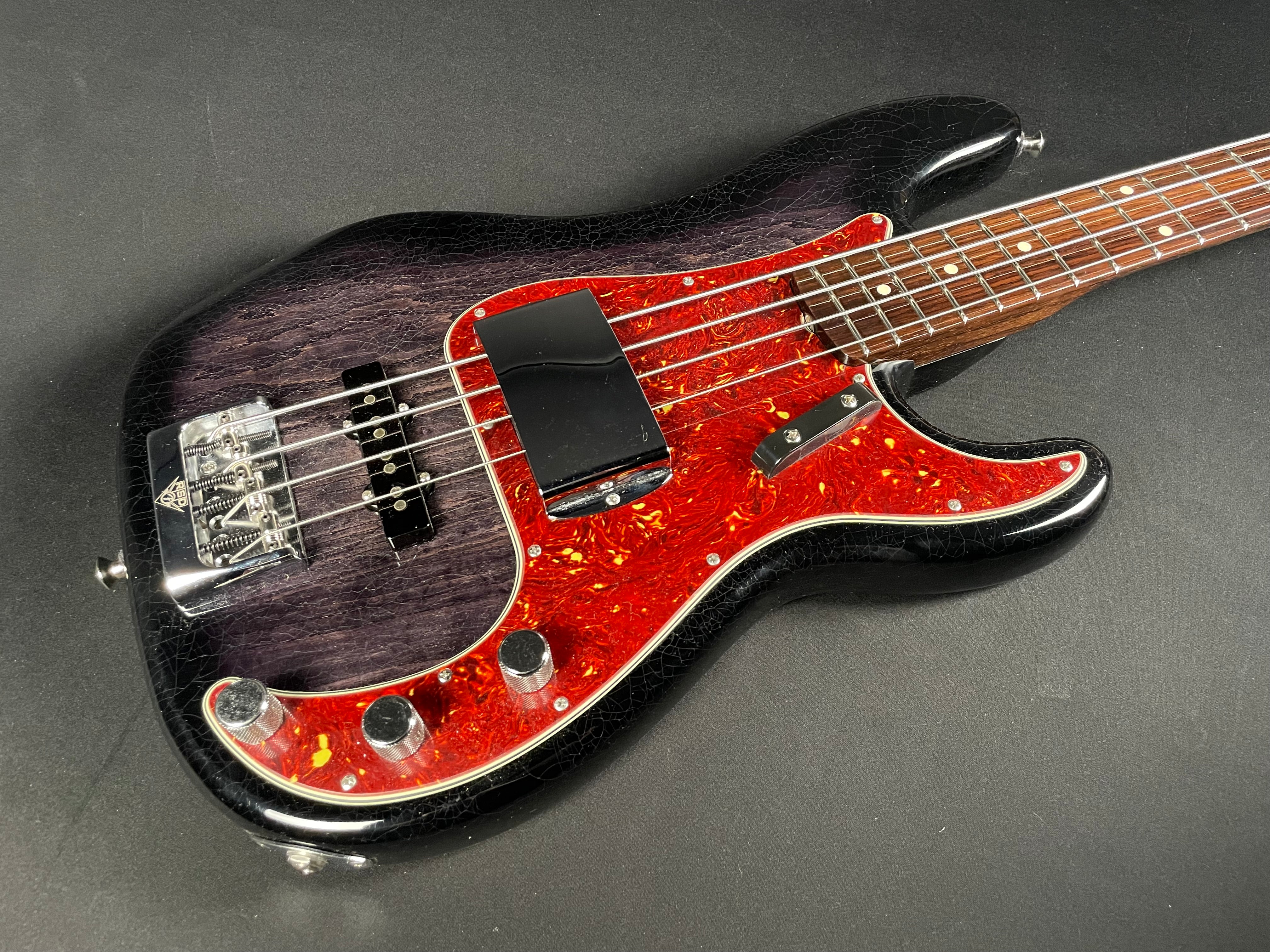 Fender Custom Shop Postmodern Precision Bass DLX Closet Classic Rosewood Neck Ebony Transparent