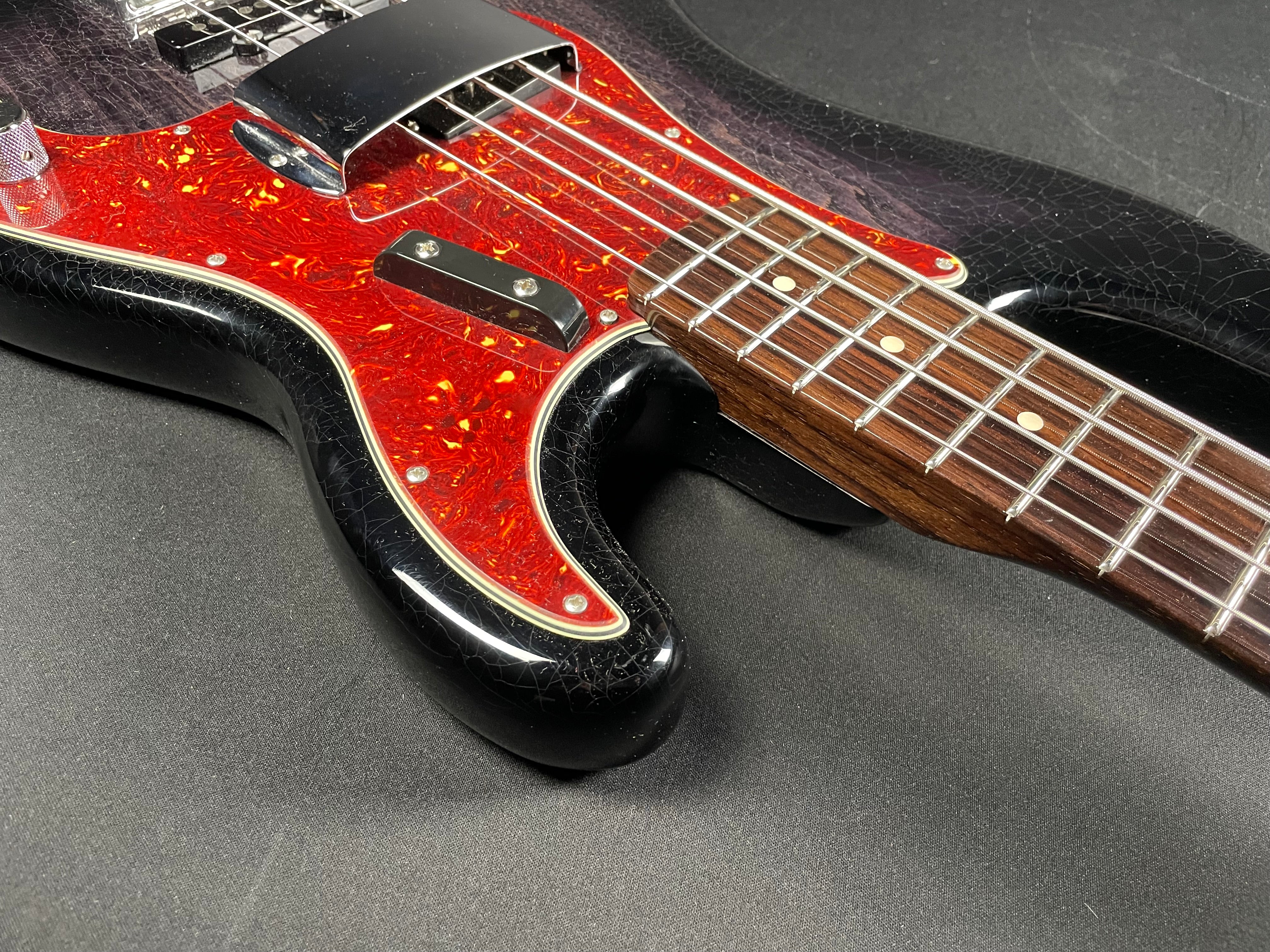 Fender Custom Shop Postmodern Precision Bass DLX Closet Classic Rosewood Neck Ebony Transparent