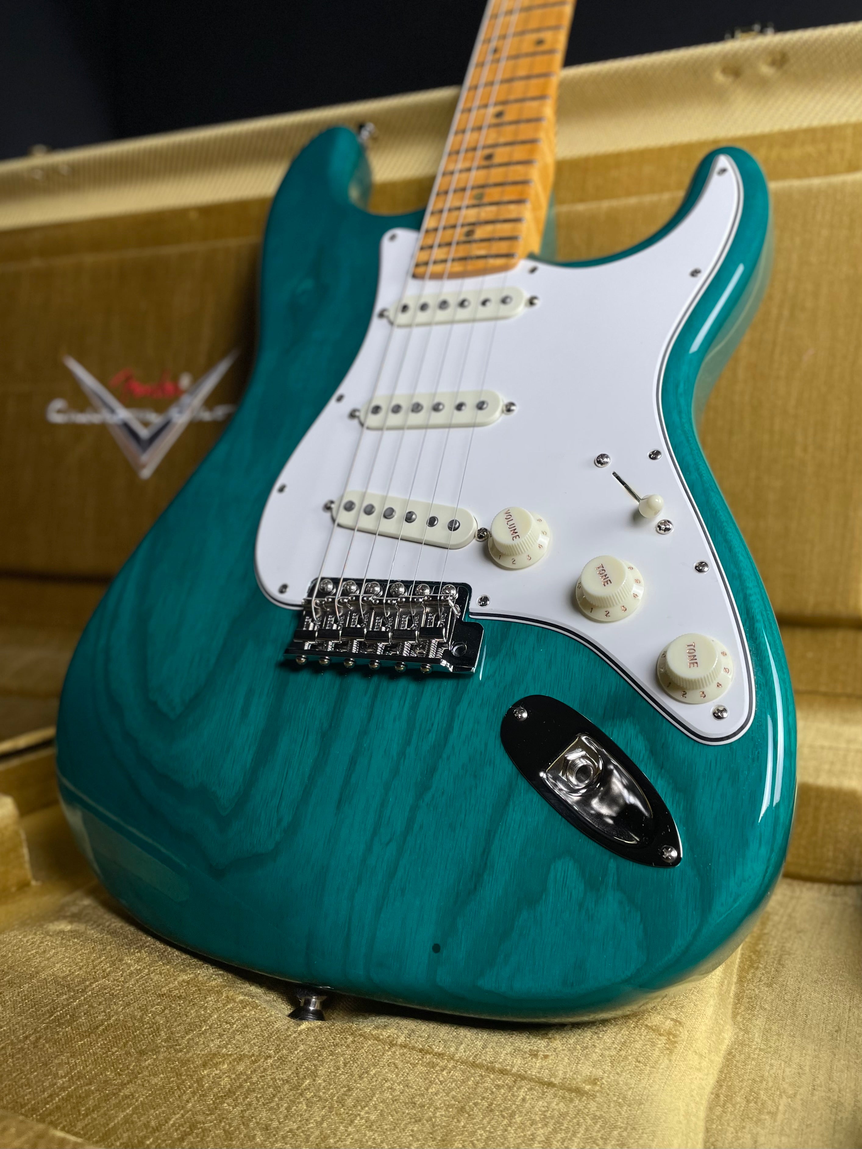 Fender Custom Shop American Custom Stratocaster, NOS - Teal Green Transparent