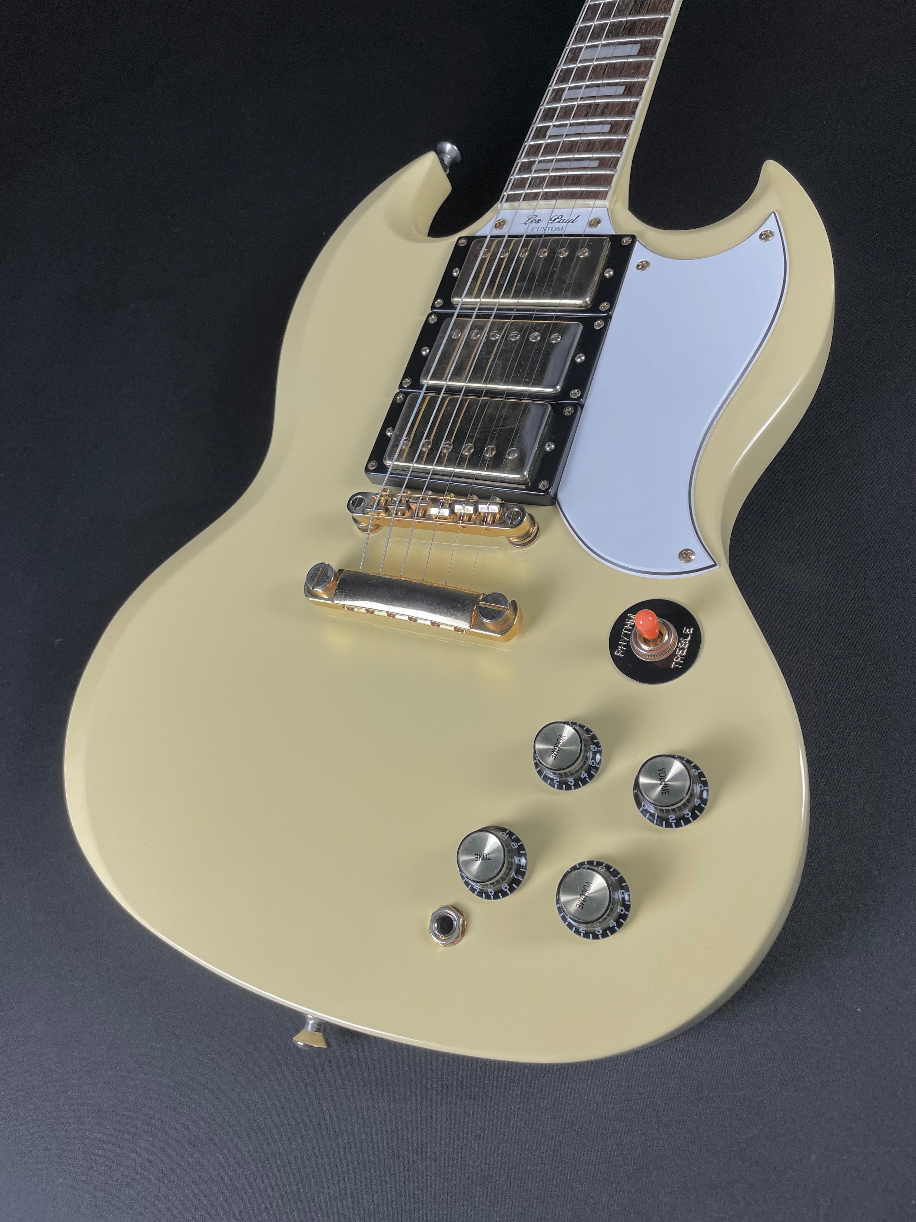 Epiphone G-400 Les Paul Custom (SG) w/HSC - Antique Ivory (2007)