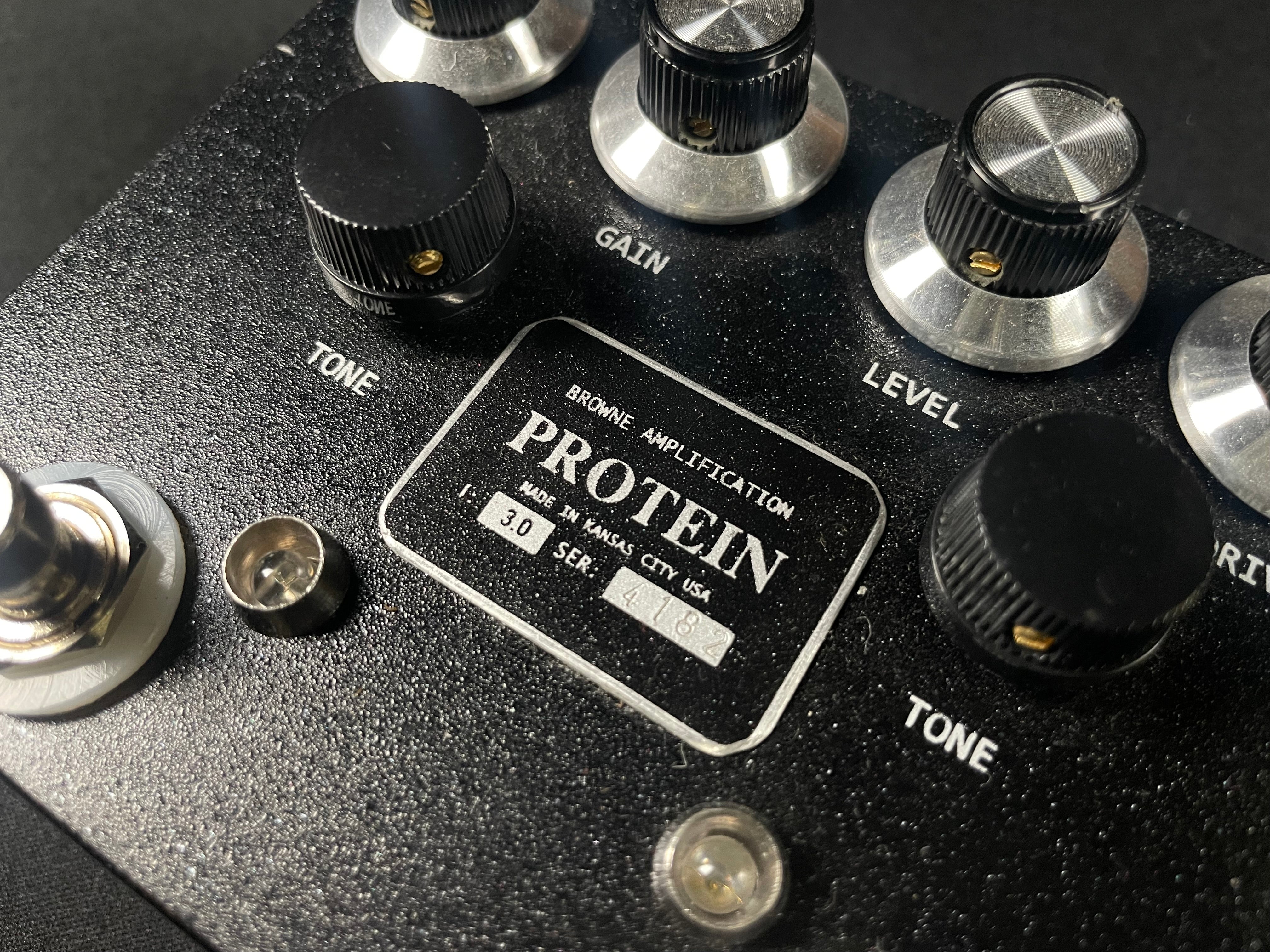 Browne Amplification Protein Version 3 Dual Overdrive Pedal Black (Used)