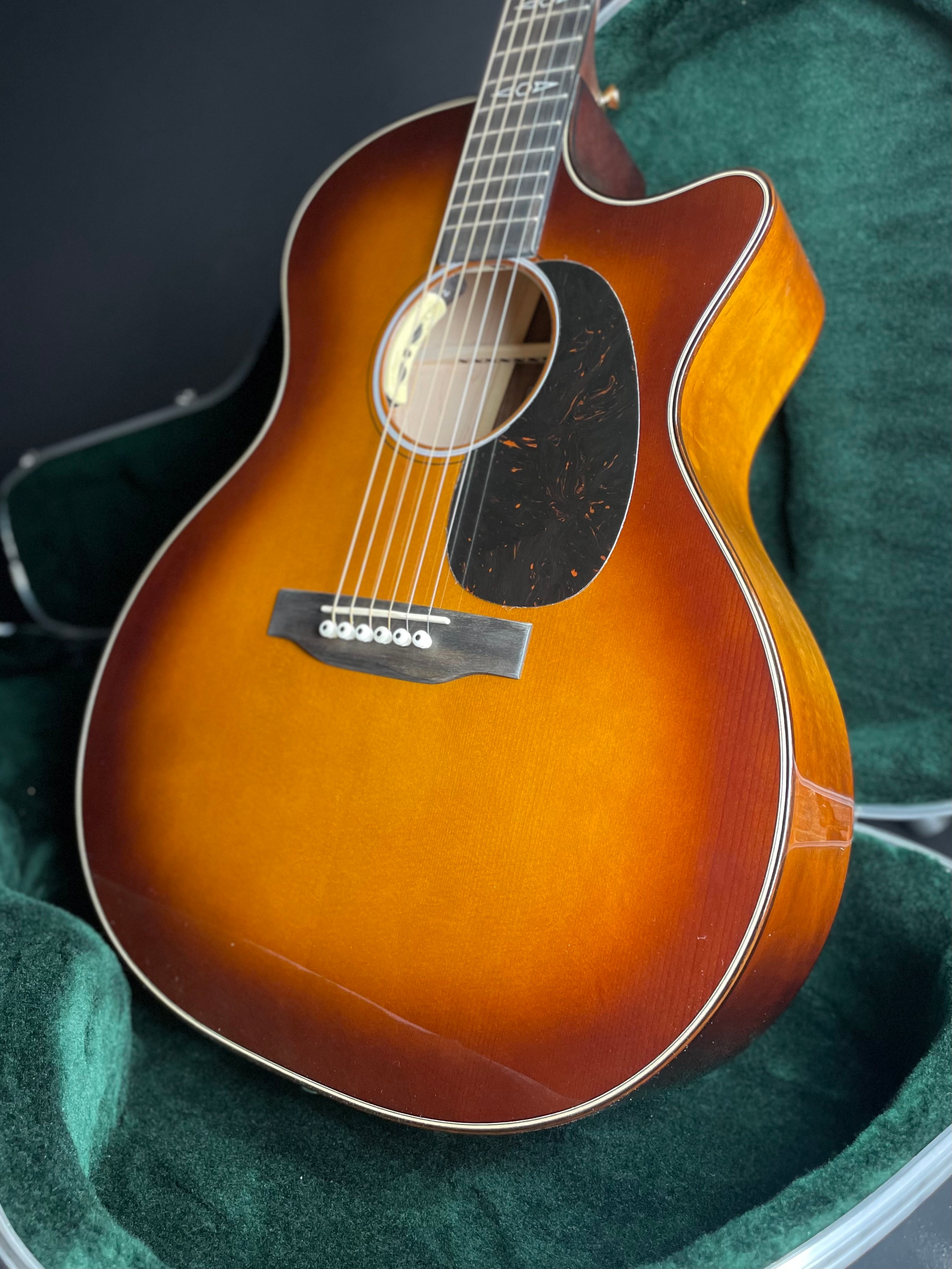 Martin GPCE Inception Maple w/Hardshell Case - Amber Fade Sunburst (2025)