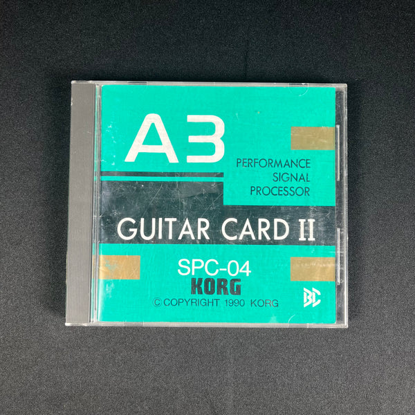 【希少】KORG PRISM CARD A2 A3 マルチエフェクター Korg A2 / A3 | SPC-04 Guitar Card II