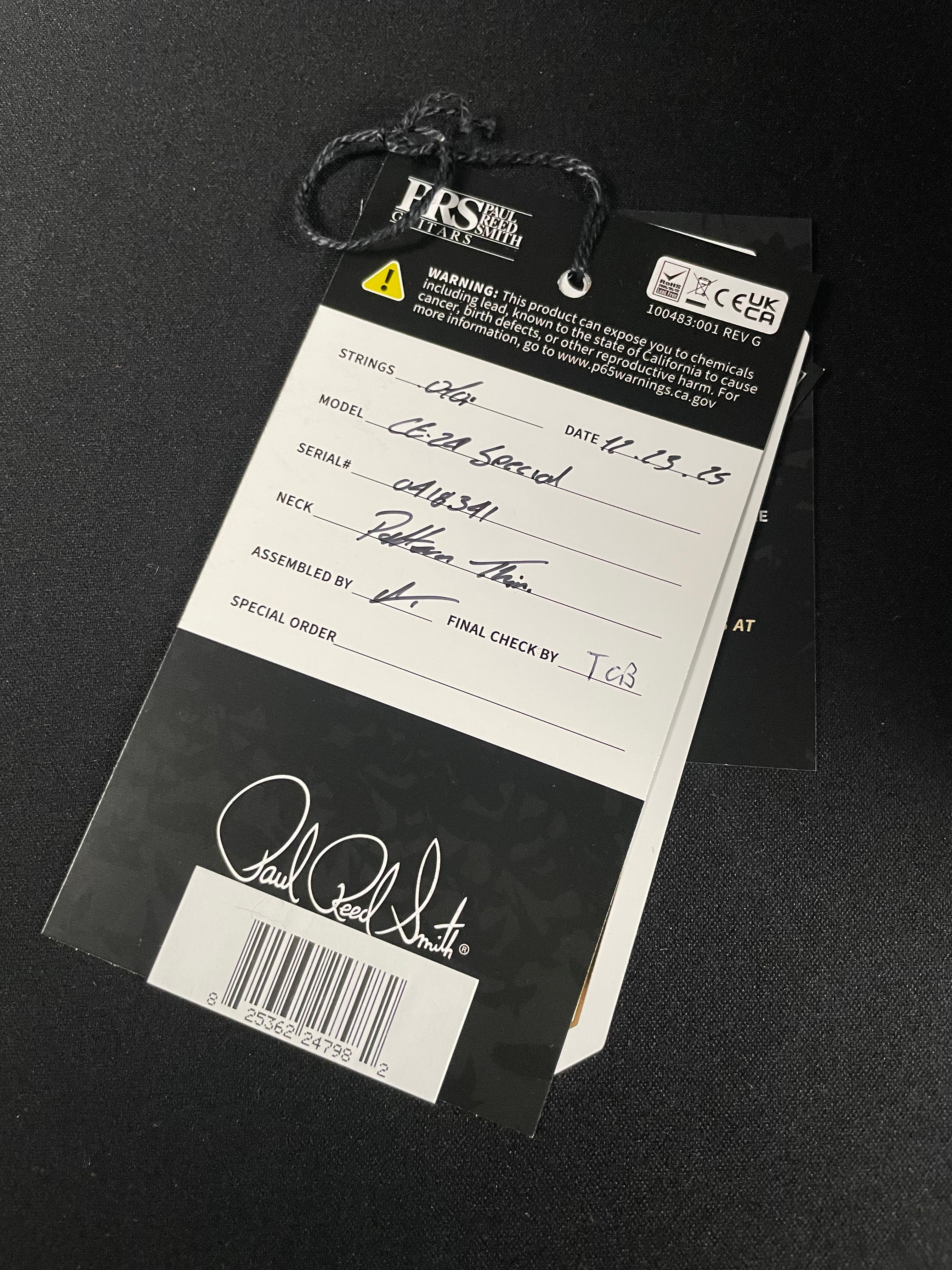 PRS 40th Anniversary CE 24 Special w/Gig Bag - McCarty Sunburst