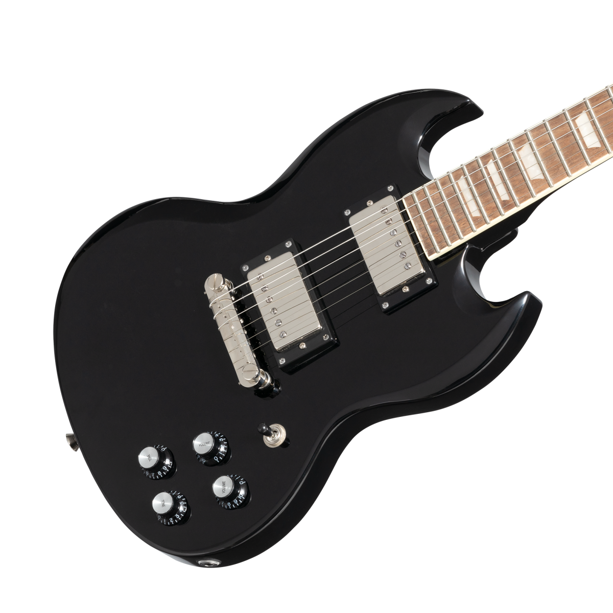Epiphone Power Players SG Dark Matter Ebony w/gig bag - Metronome Music Inc.