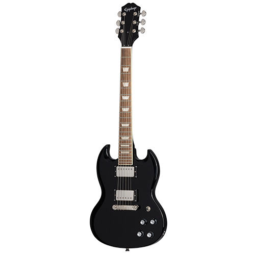 Epiphone Power Players SG Dark Matter Ebony w/gig bag - Metronome Music Inc.
