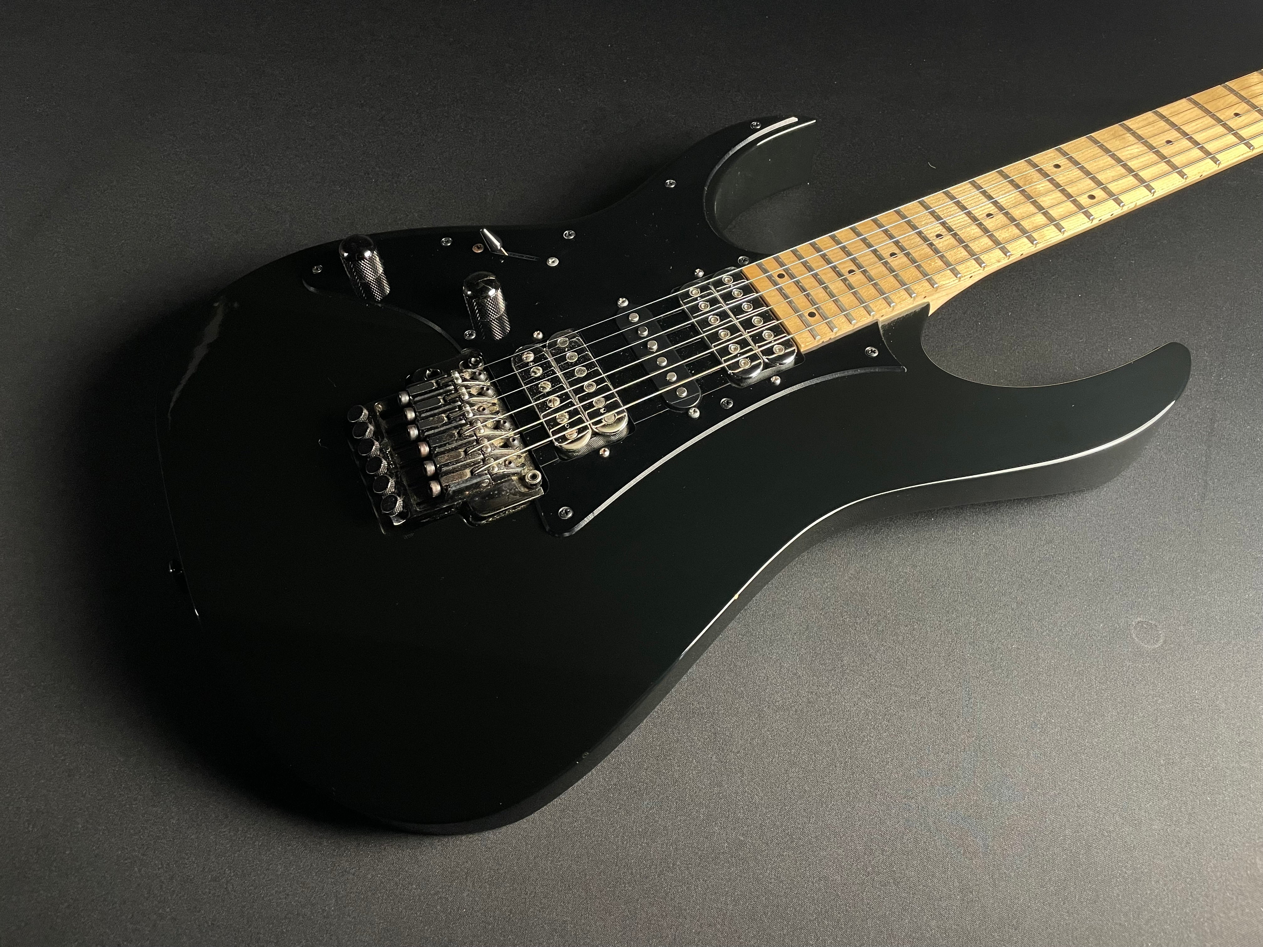 Ibanez Prestige RG1550ML, w/OHSC - Black MIJ (2009) - Metronome Music Inc.