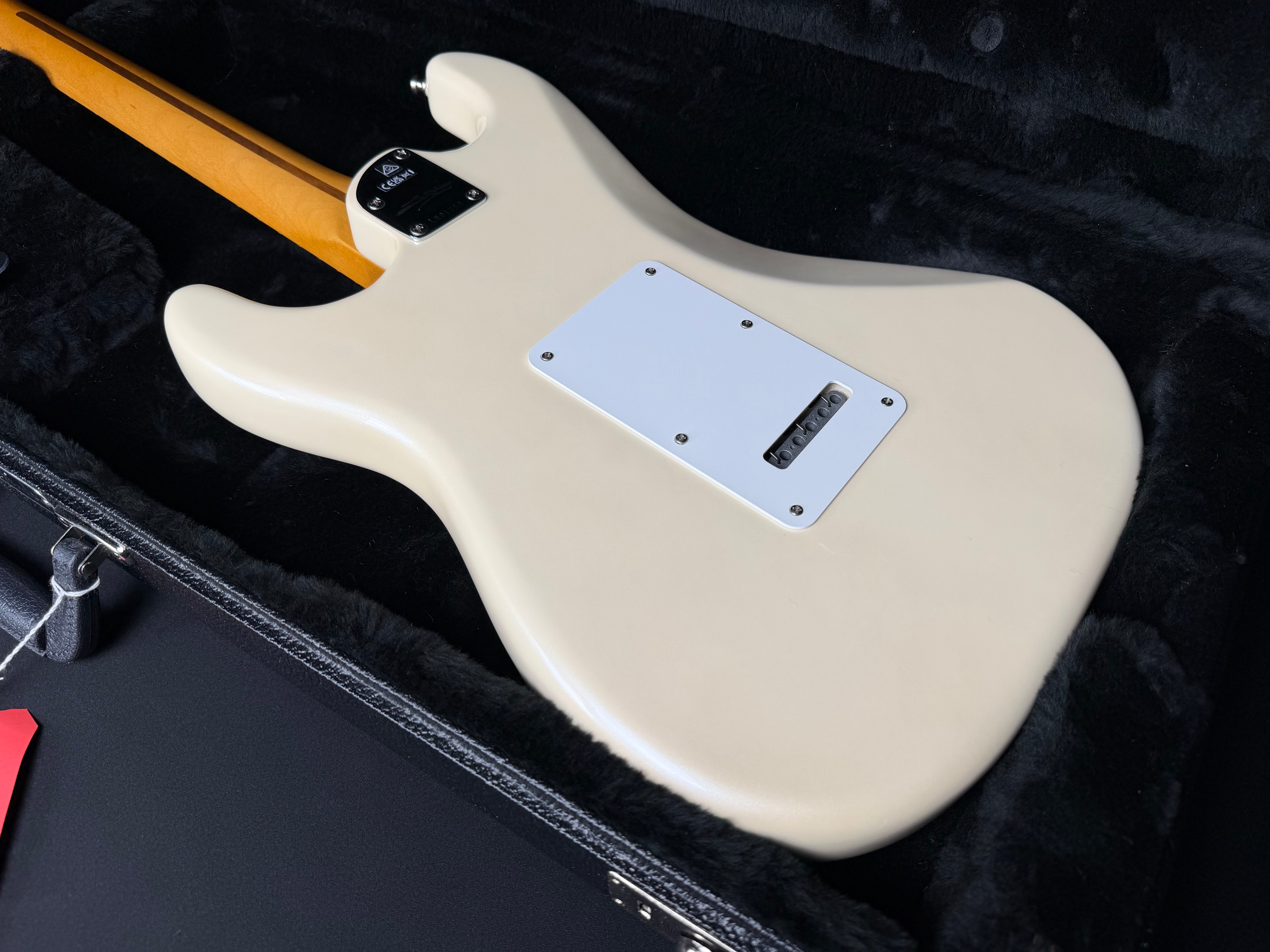 Fender Lincoln Brewster Stratocaster, Maple - Olympic Pearl