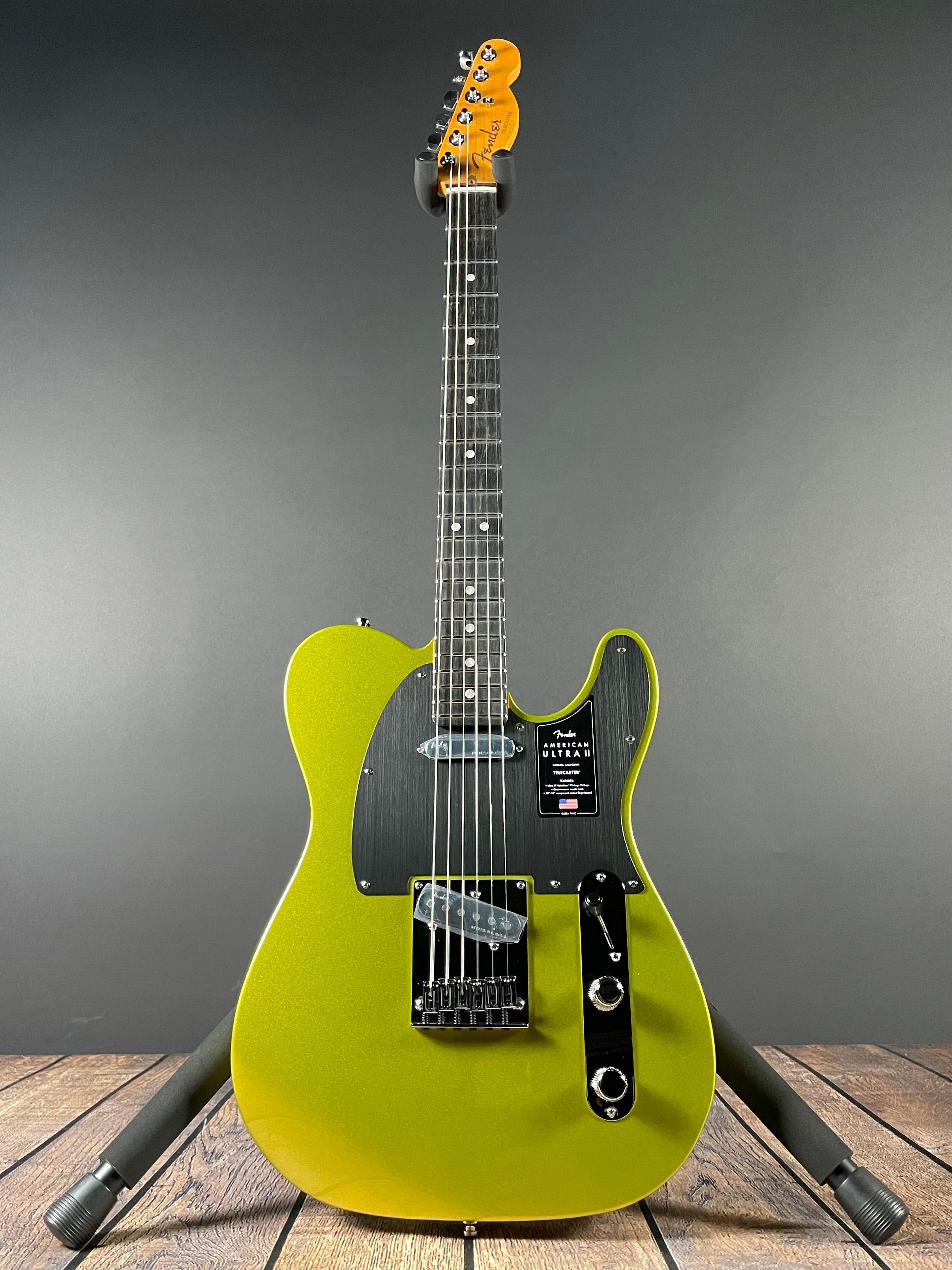 Fender American Ultra II Telecaster, Ebony - Solar Flare - Metronome Music Inc.