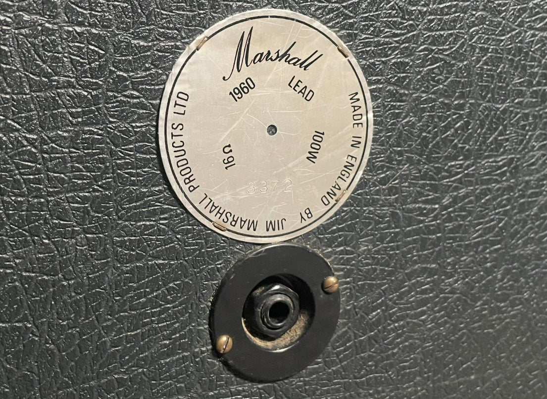 Marshall 1960A 4x12" Angled Guitar Speaker Cabinet (Late 70s)