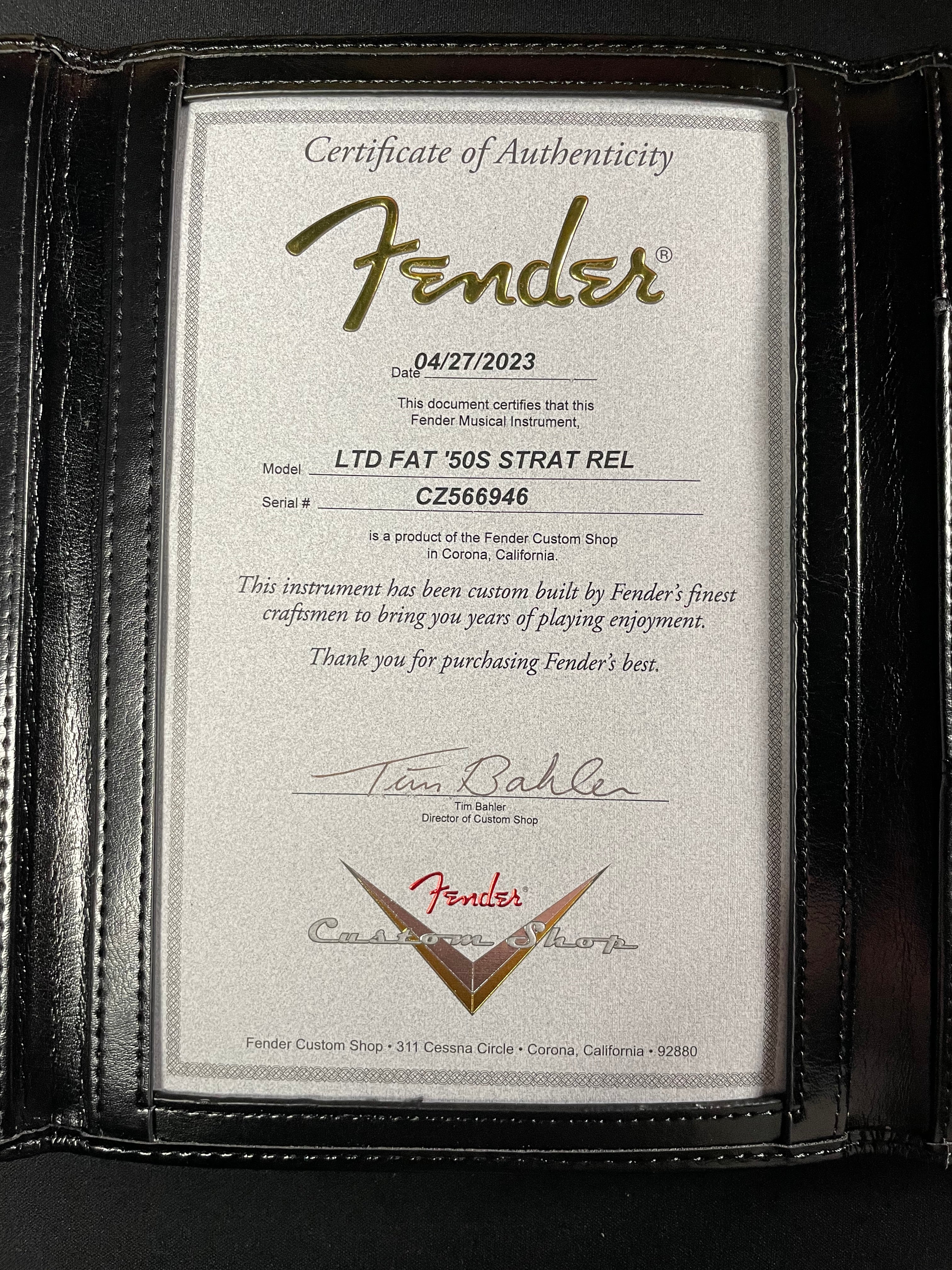 Fender Custom Shop Limited Edition Fat '50s Strat Relic - Super Faded Aged Sea Foam Green