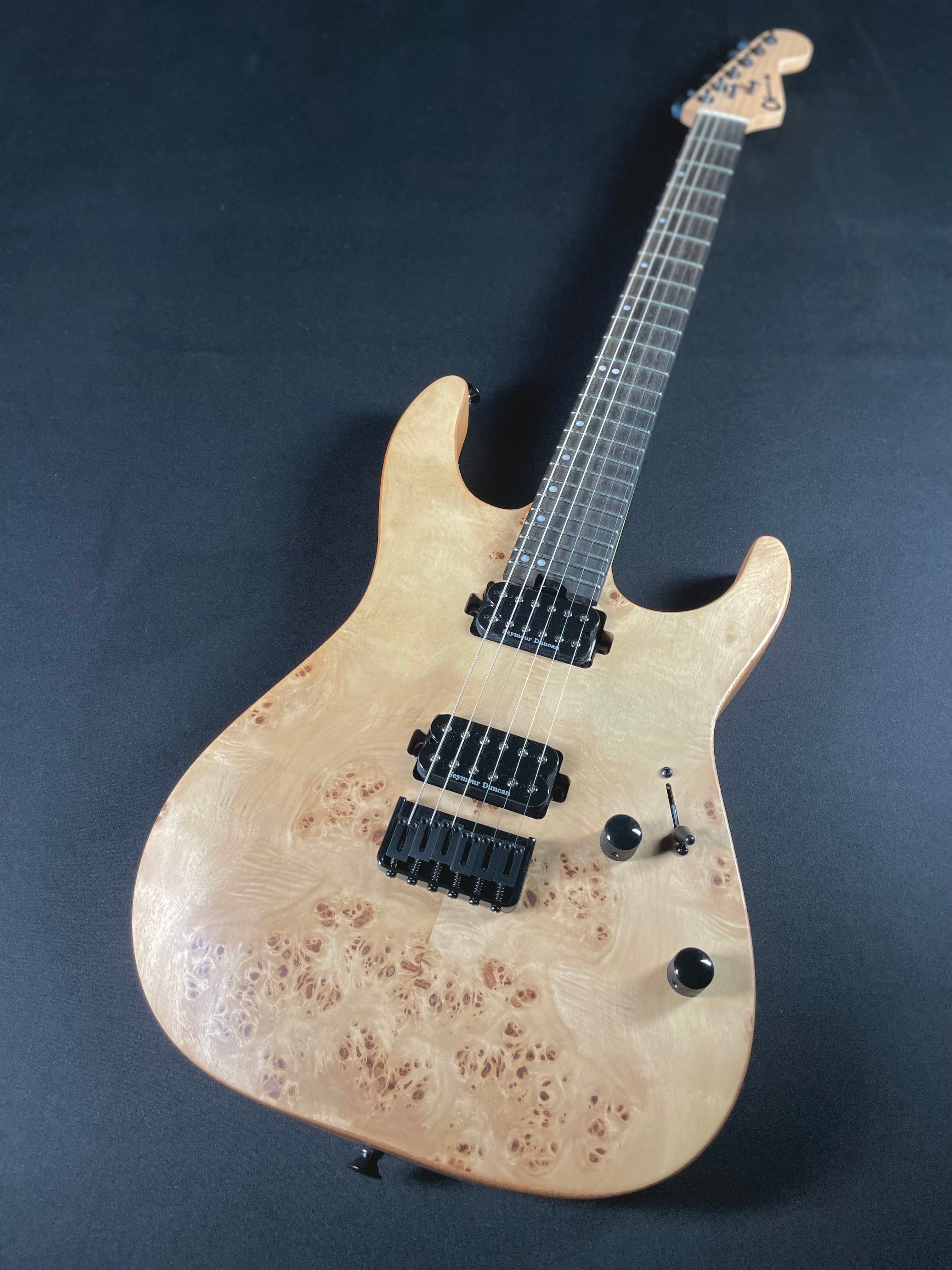 Charvel Pro-Mod DK24 HH HT E Poplar Burl - Desert Sand (2022)