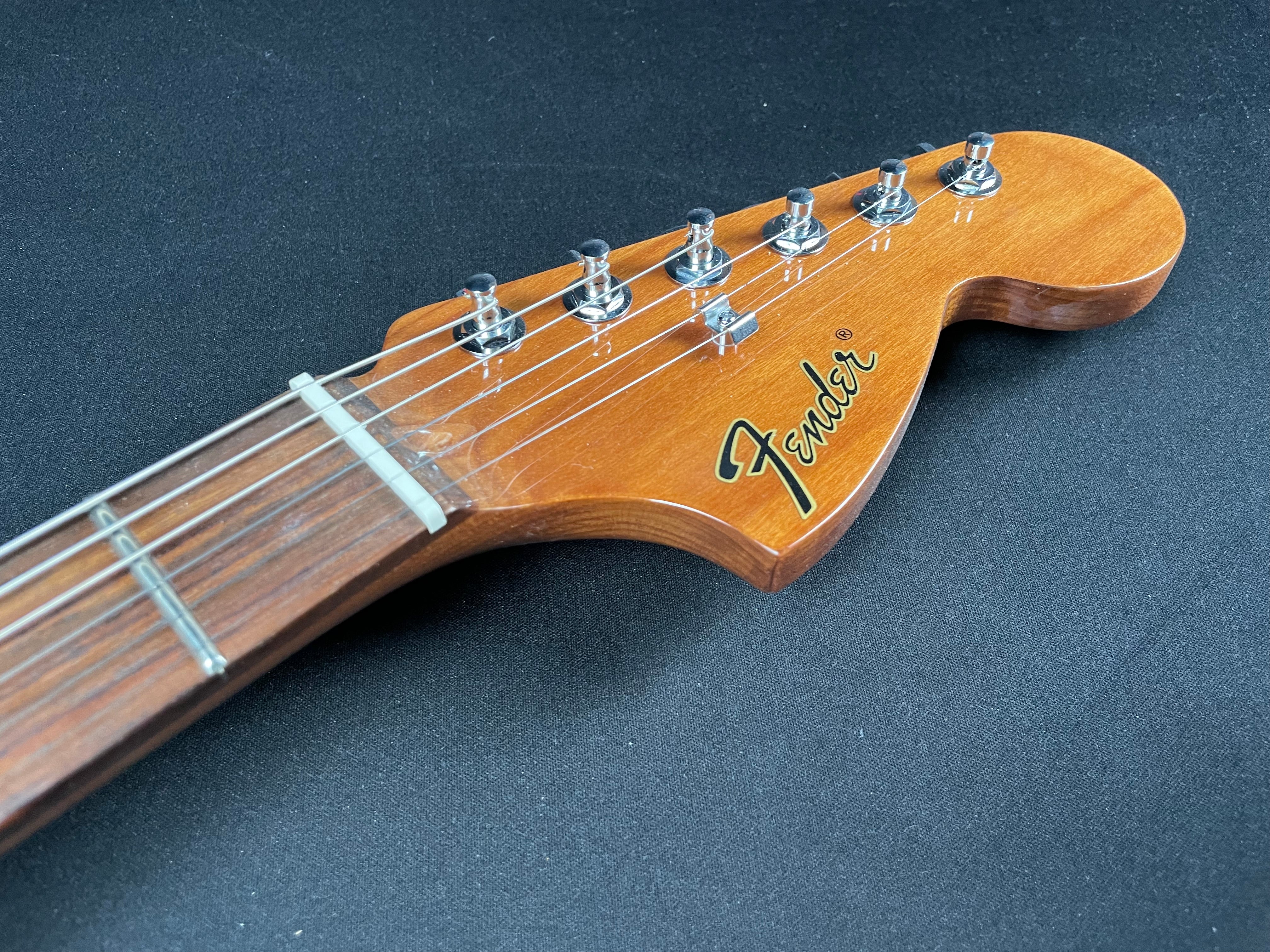 Fender Tom DeLonge Starcaster - Satin Surf Green (MINT) - Metronome Music Inc.