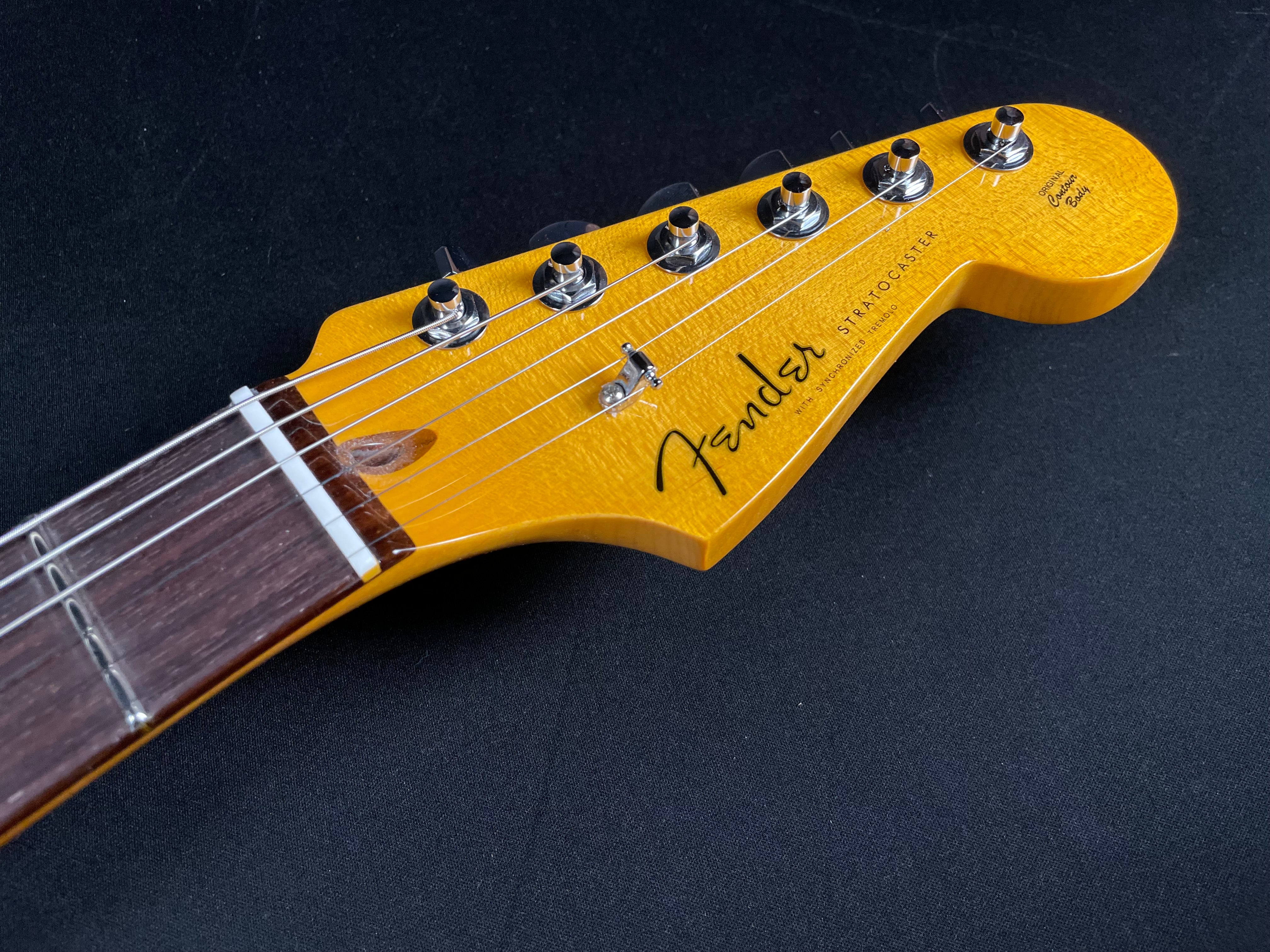 Fender Custom Shop Custom Deluxe Strat NOS - Black Sparkle (2025)