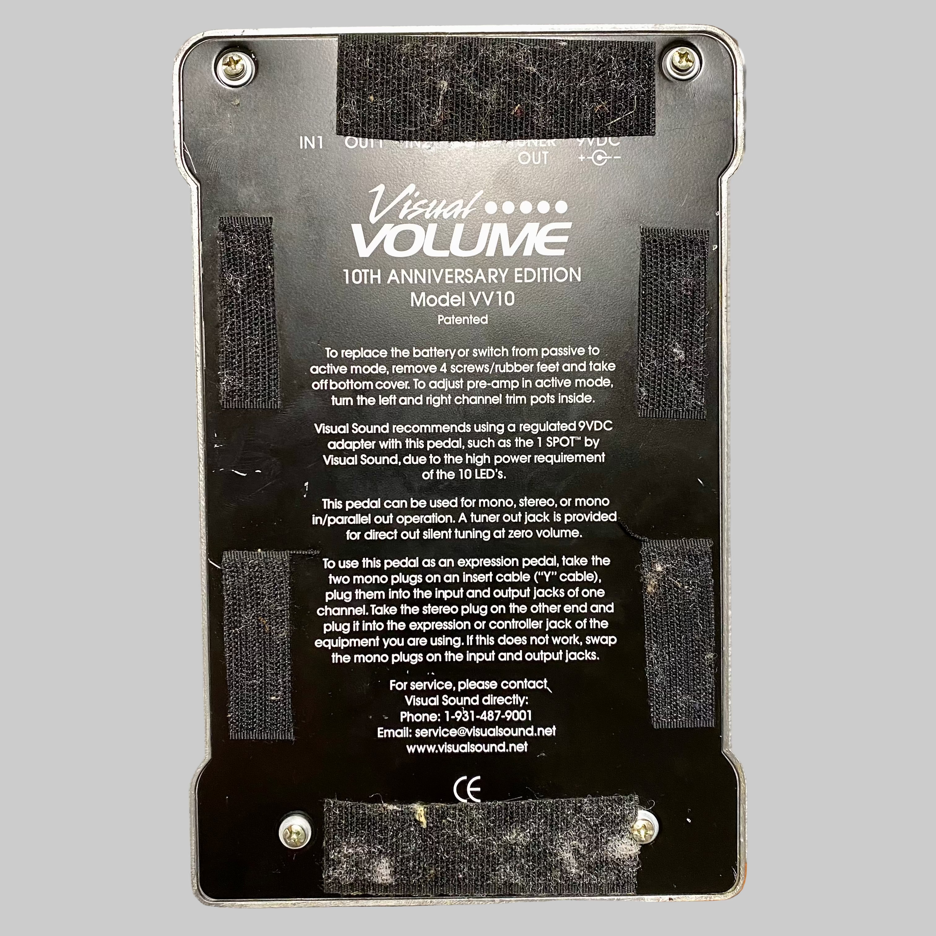 Visual Volume Pedal 10th Anniversary VV10 - Metronome Music Inc.