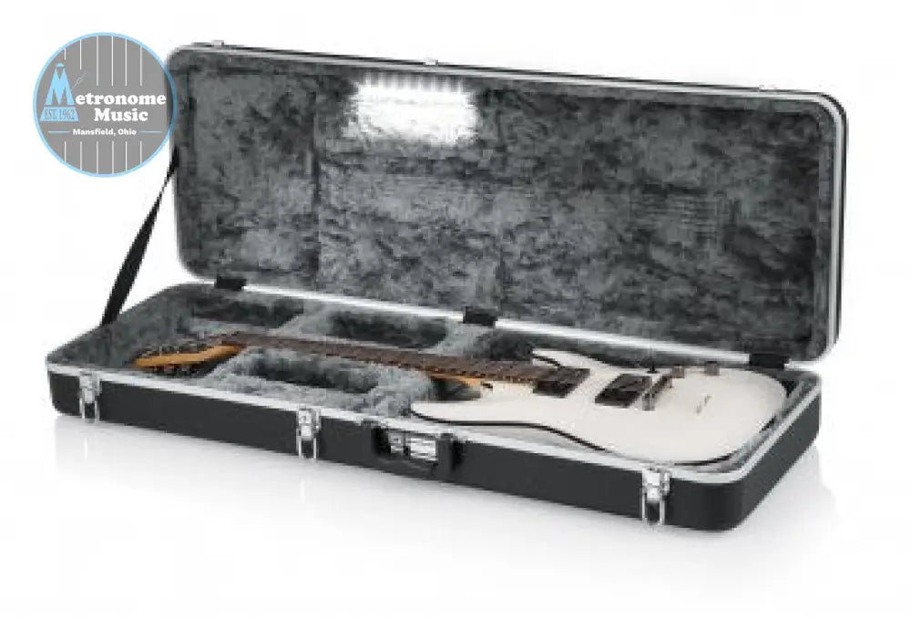 Gator Classic Deluxe Molded Case with LED Light for Electric Guitars - Metronome Music Inc.