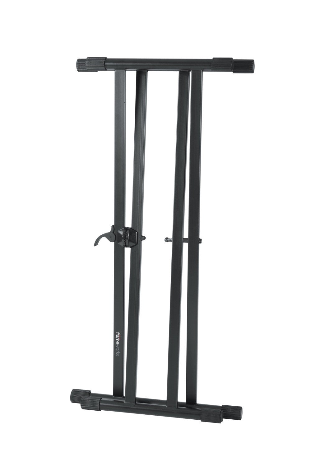 GATOR Frameworks heavy duty adjustable "X" style keyboard stand with rubberized leveling foot - Metronome Music Inc.