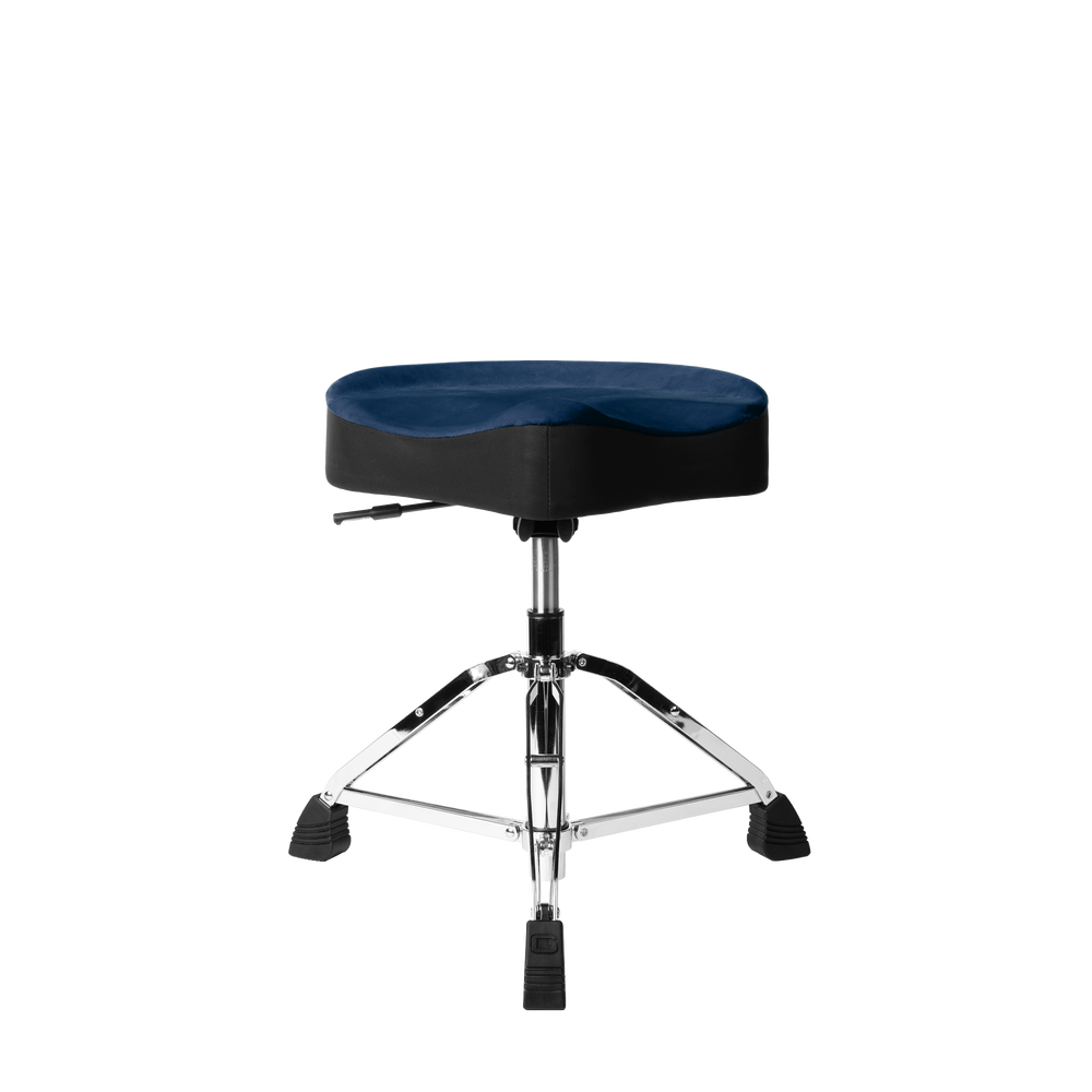 Gator Air Glide Saddle Drum Throne Blue - Metronome Music Inc.