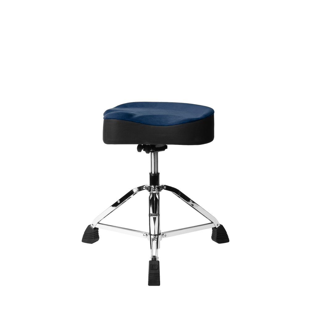 Gator Air Glide Saddle Drum Throne Blue - Metronome Music Inc.