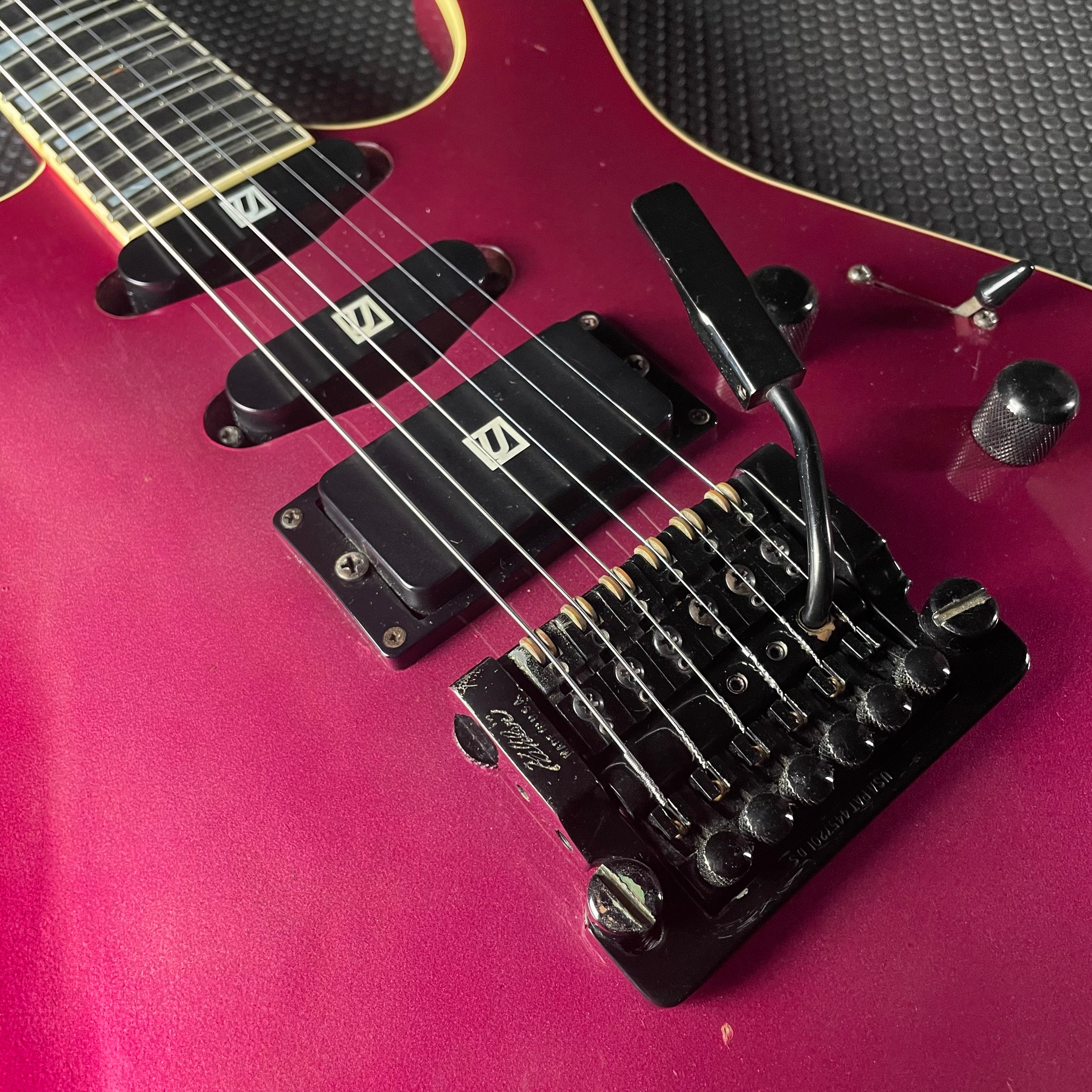 Robin Medley Custom w/OHSC- Sparkle Magenta (1986-87) - Metronome Music Inc.