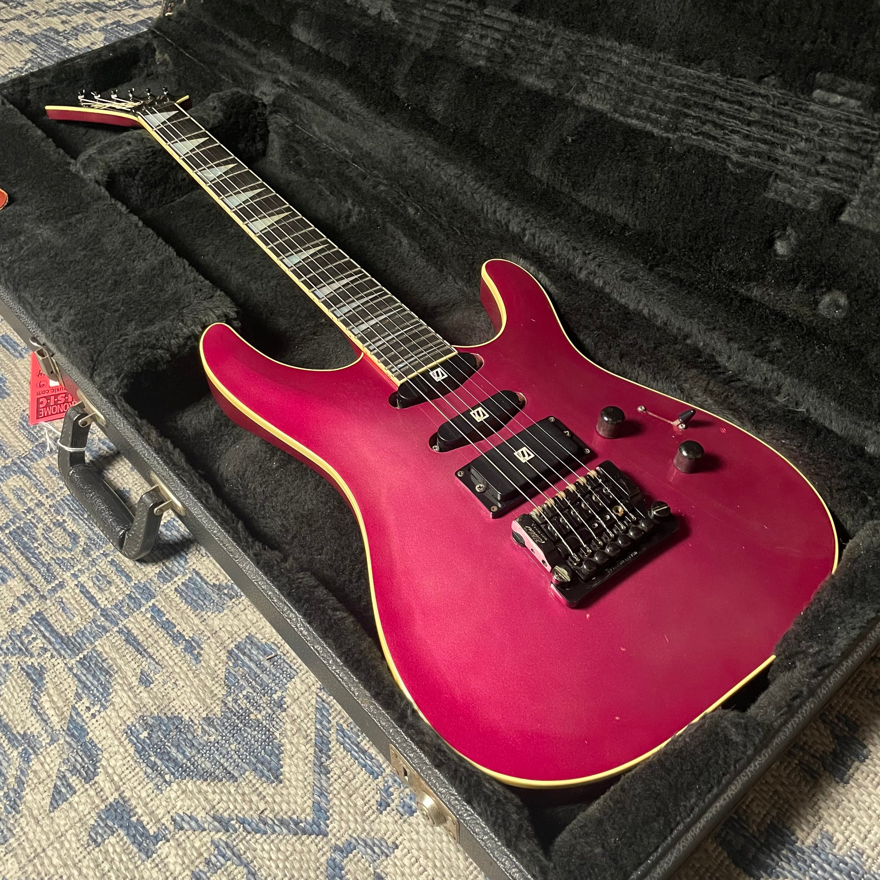 Robin Medley Custom w/OHSC- Sparkle Magenta (1986-87) - Metronome Music Inc.