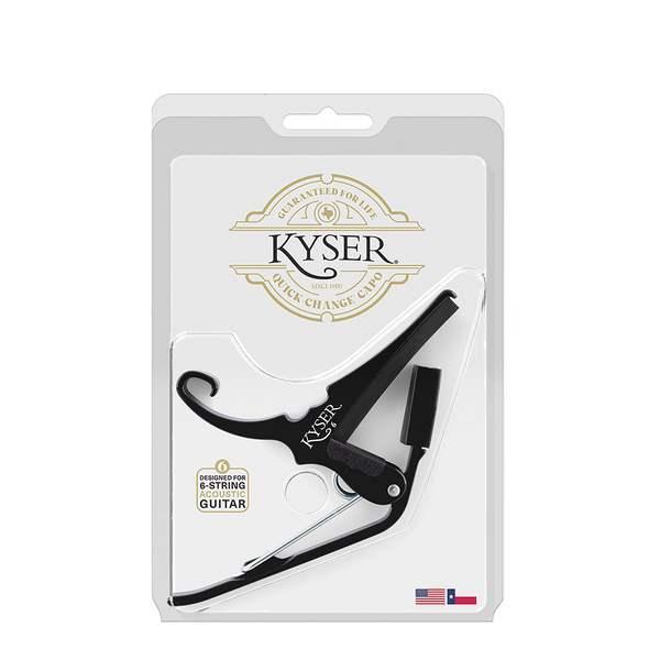 Kyser Acoustic Guitar Capo Black - Metronome Music Inc.